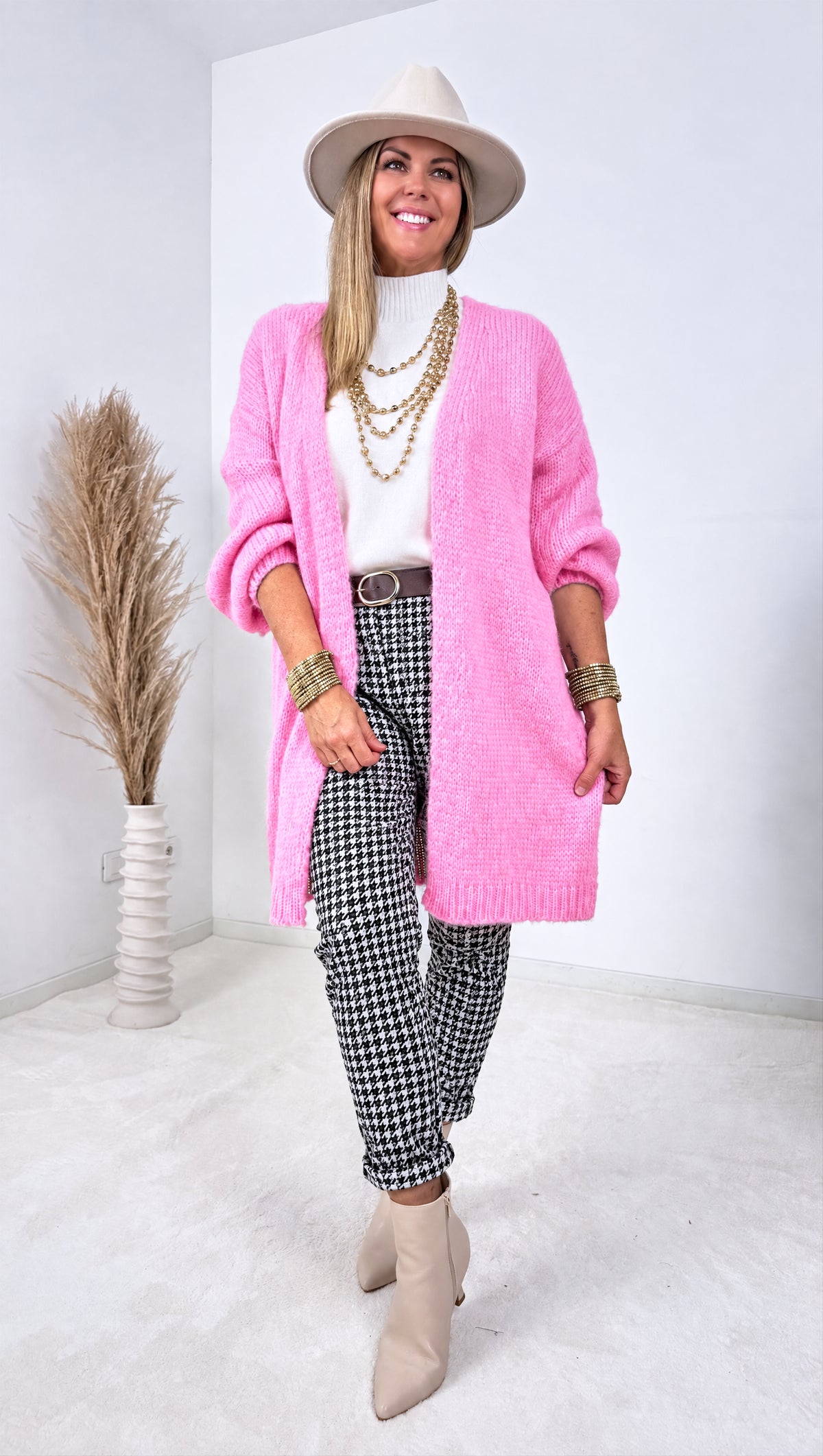 Strickjacke Smile *Rosa*