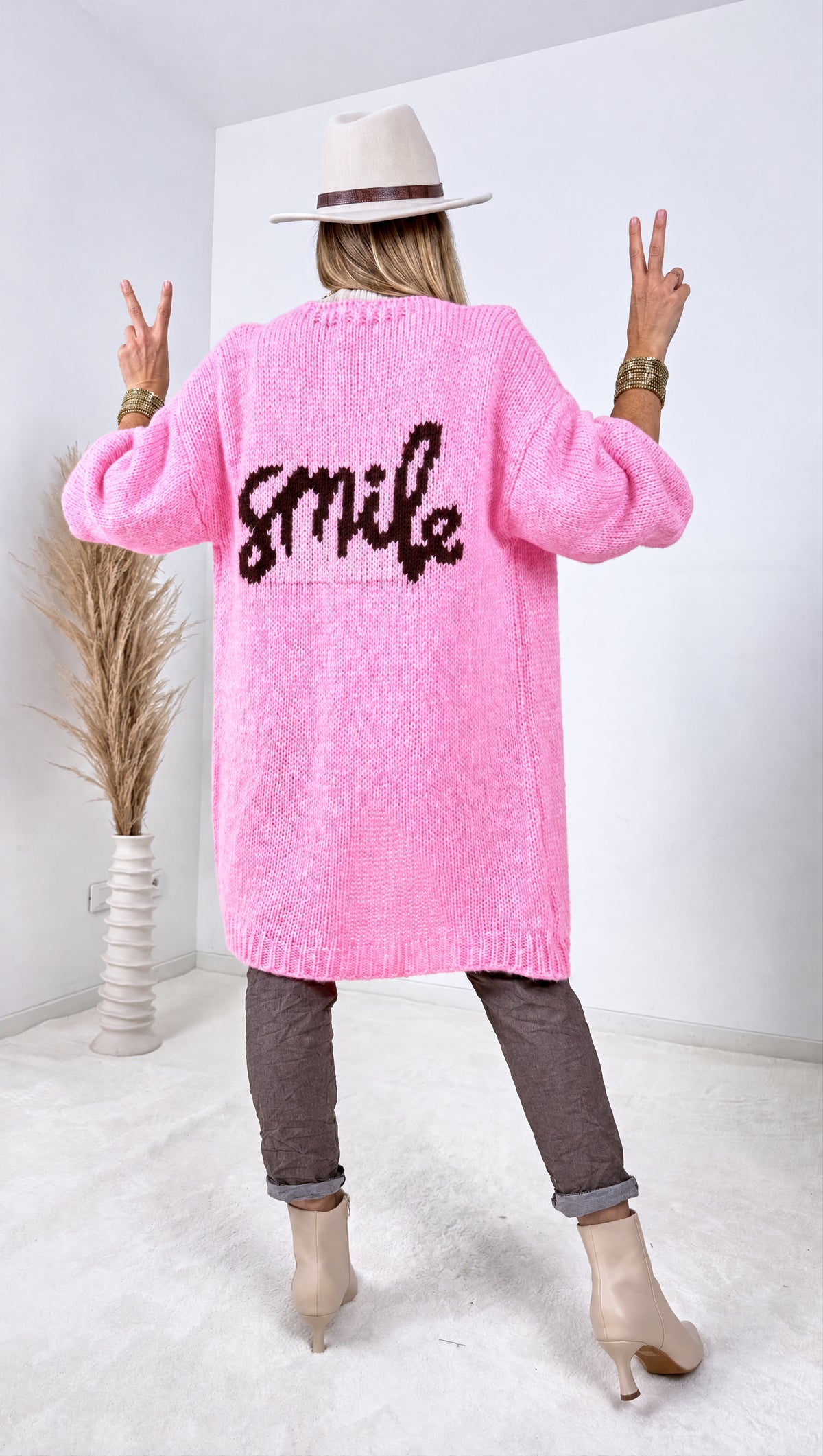 Strickjacke Smile *Rosa*