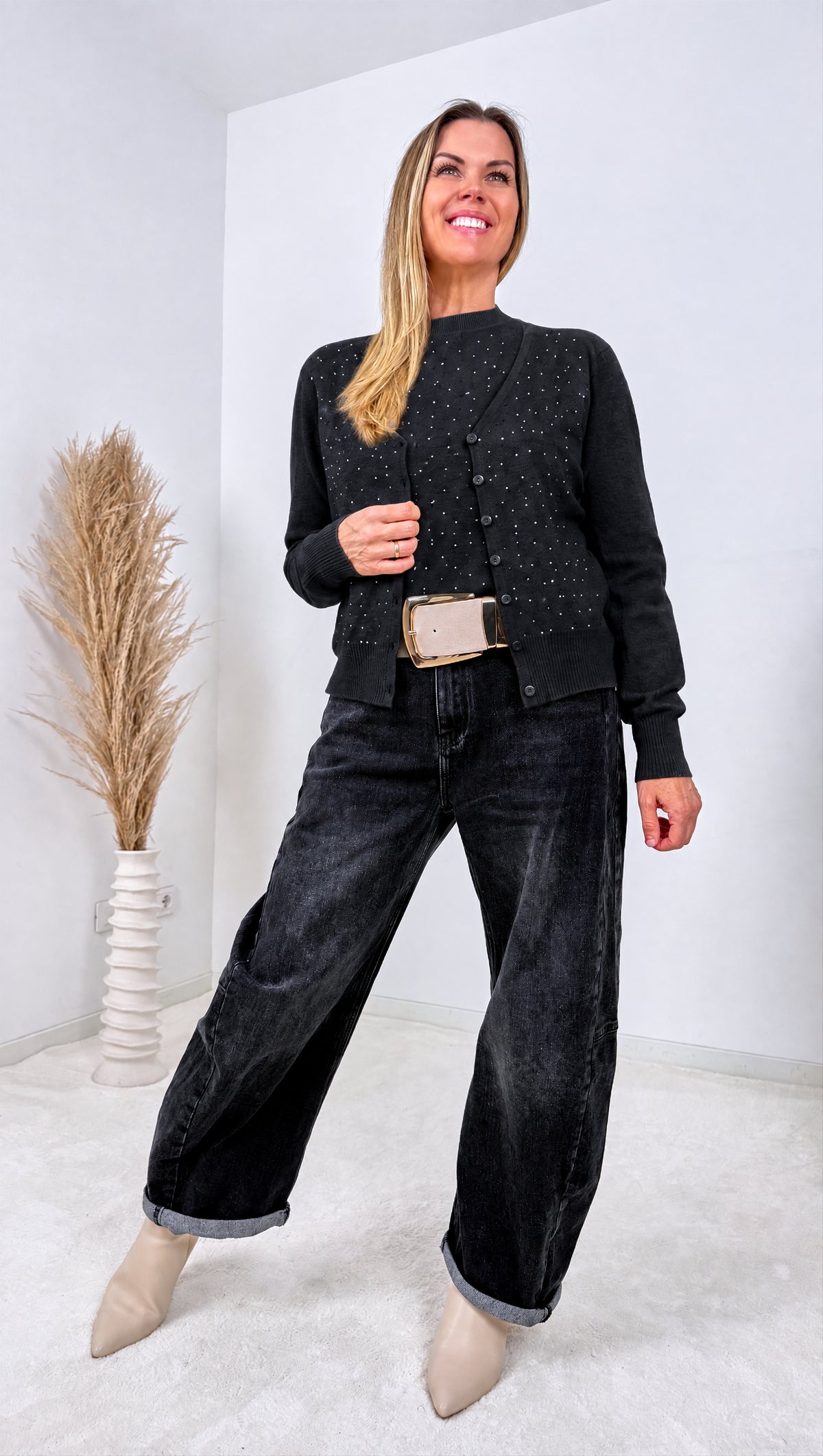 Cardigan Velvetta *Schwarz*