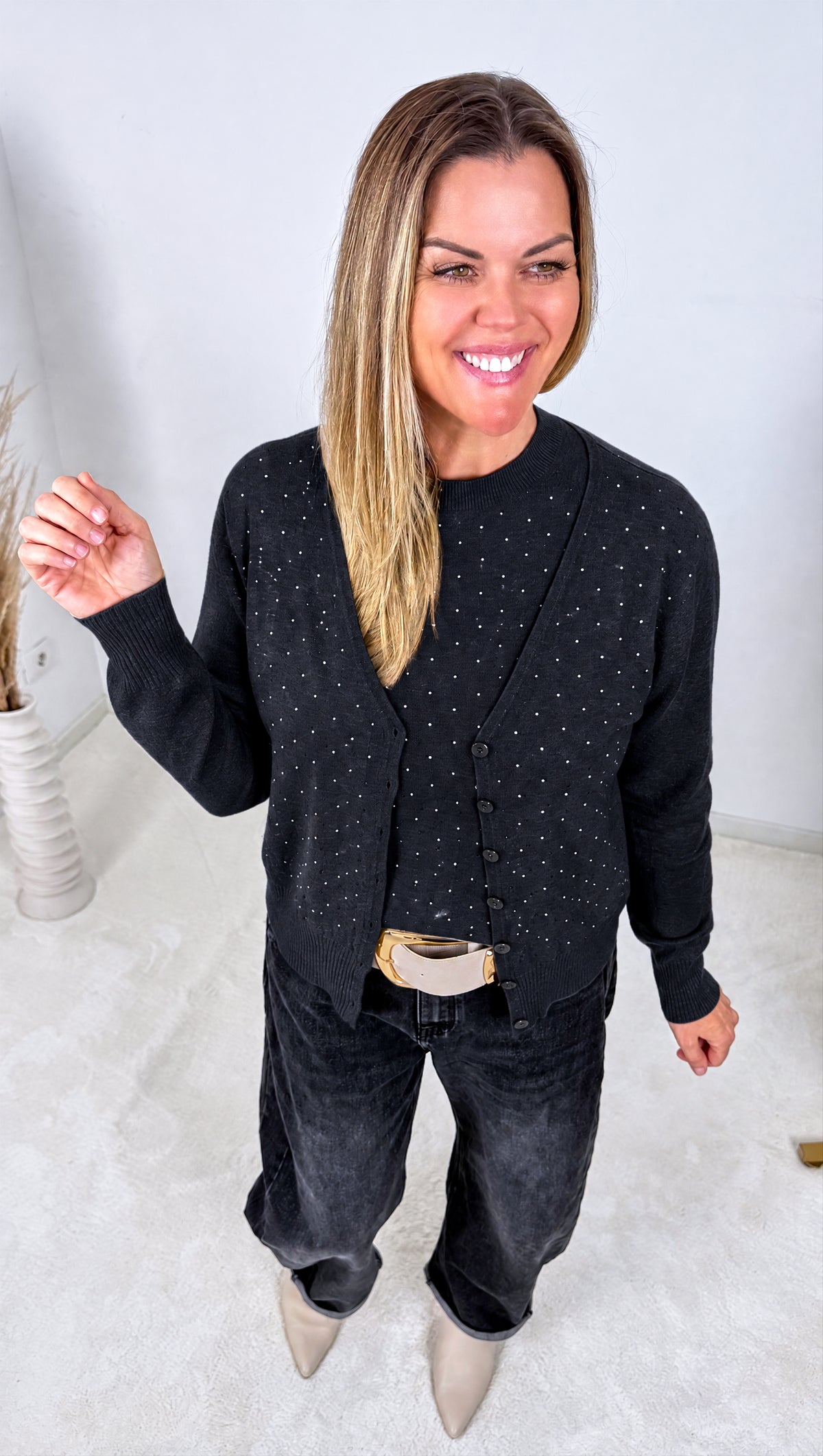Cardigan Velvetta *Schwarz*