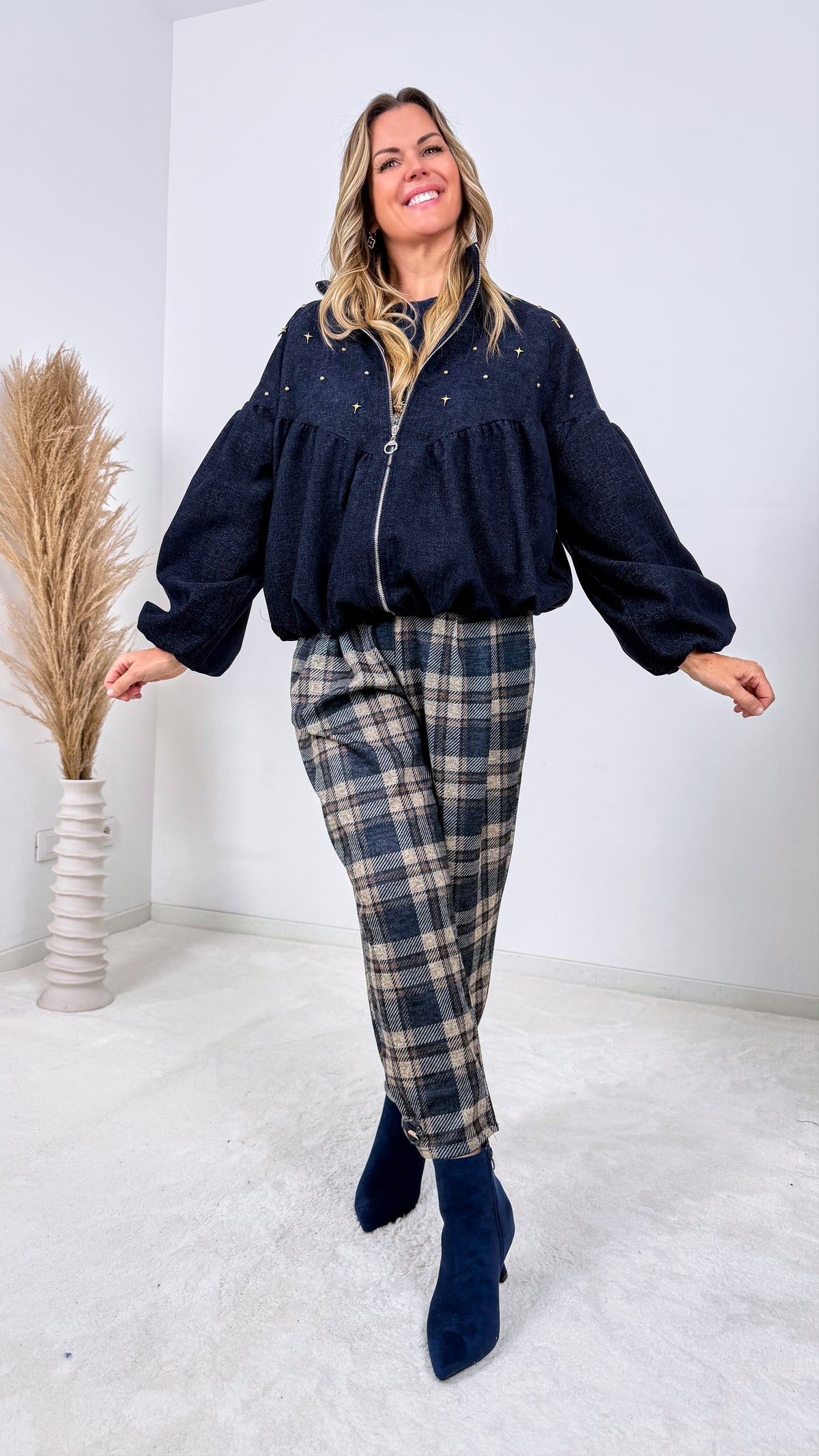 Ballonjacke Noemira *Dunkelblau*