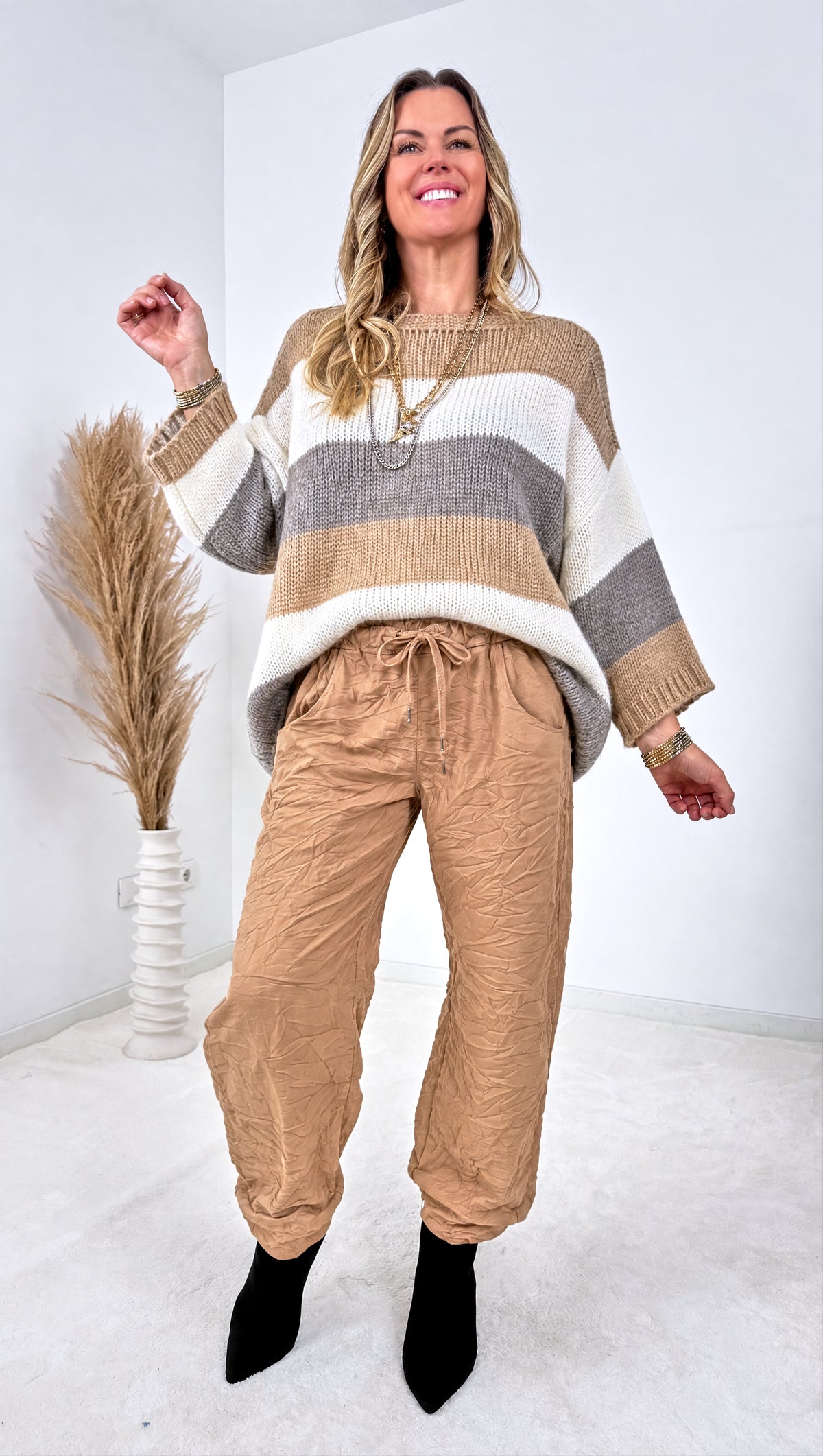 Strickpullover Finn *Beige*