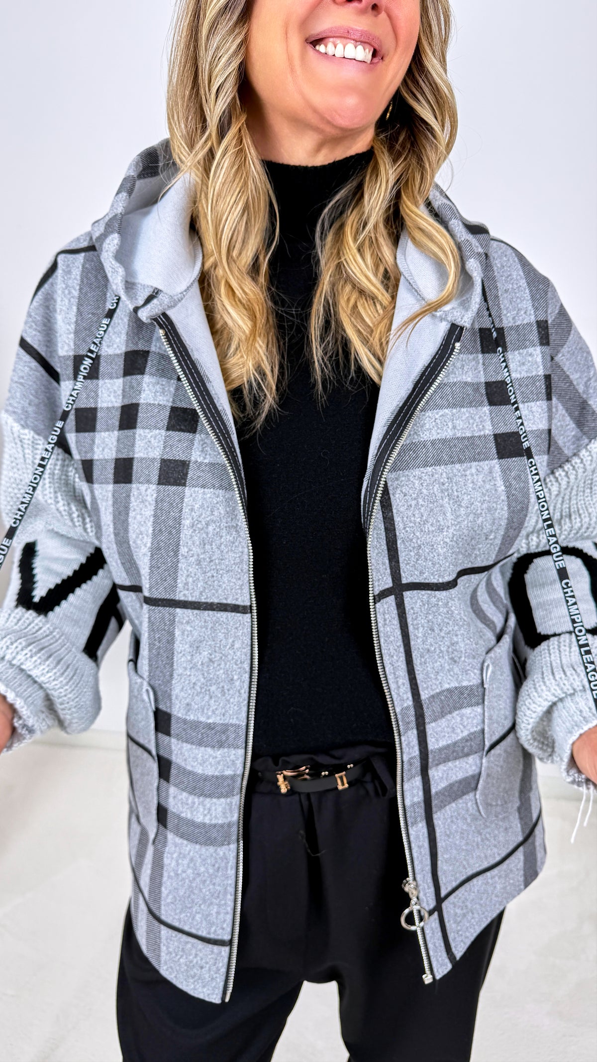 Sweatjacke Rustic Fields *Grau*