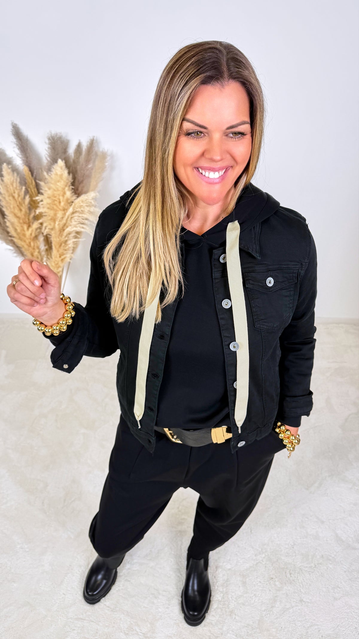 Jeansjacke Forja *Schwarz* - Power of Princess