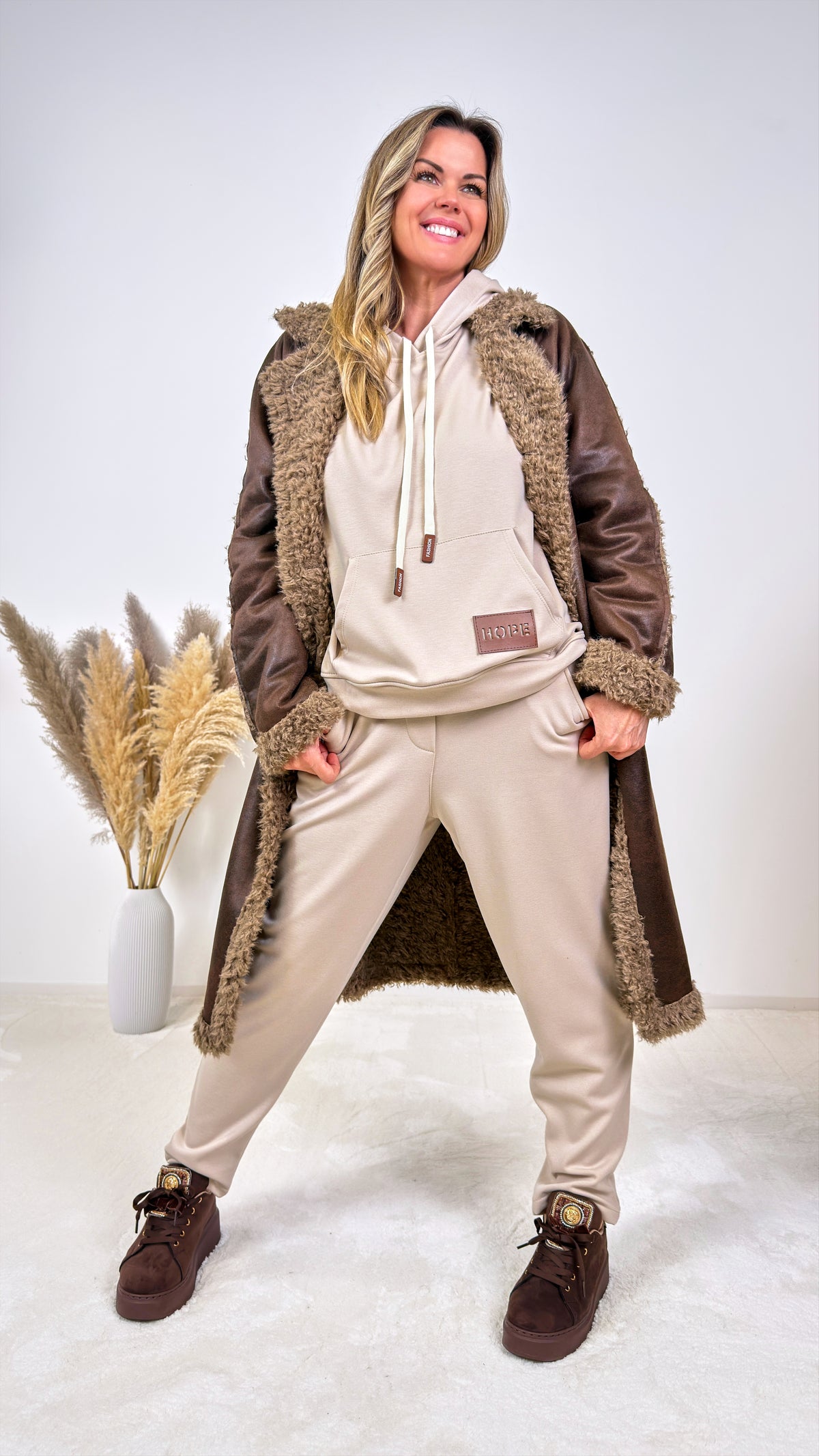 Hoodie Celeste Marin *Beige*