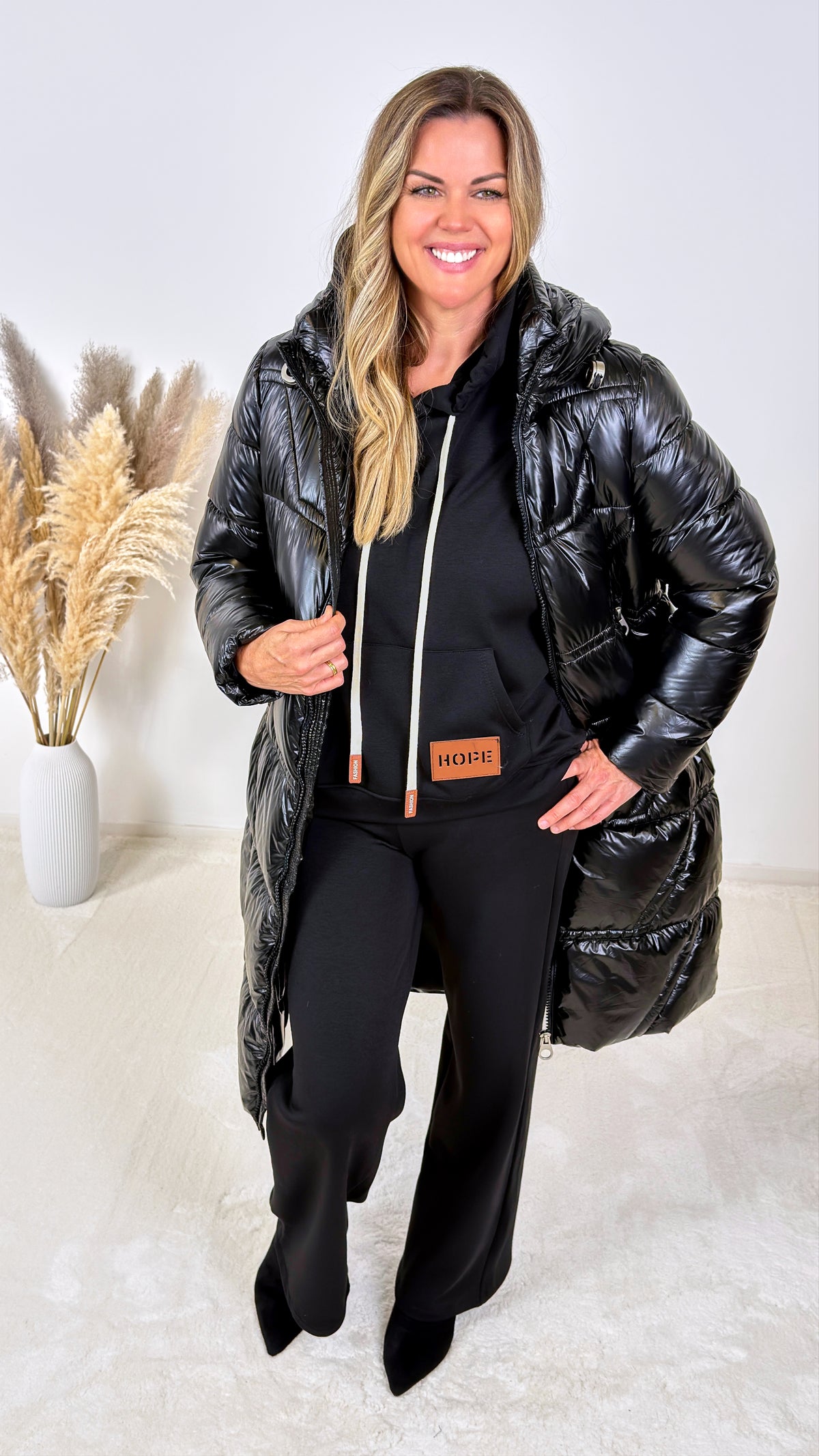 Steppjacke Hudson *Schwarz* - Power of Princess
