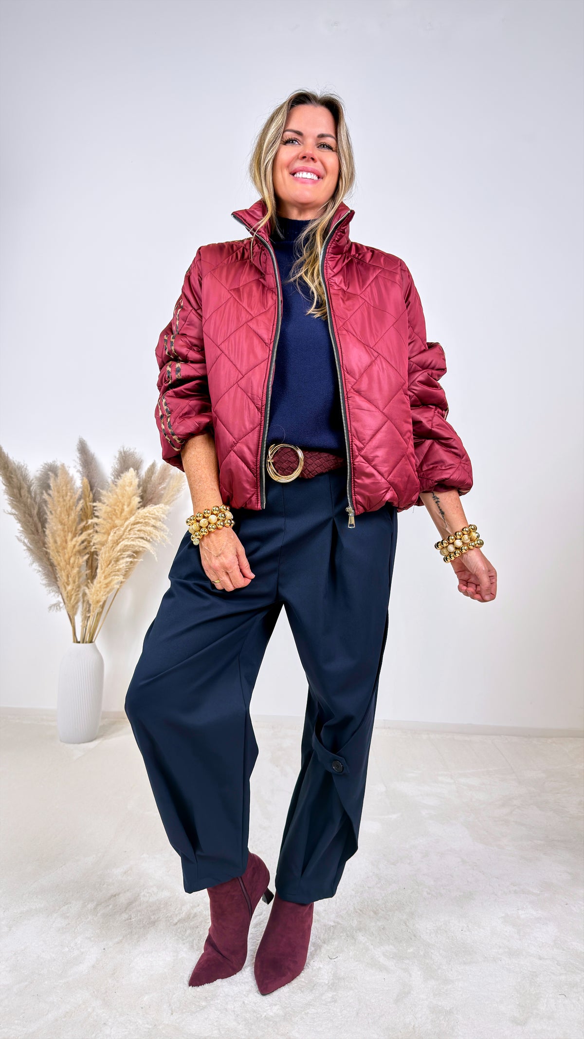 Steppjacke Wildfox *Bordeaux*