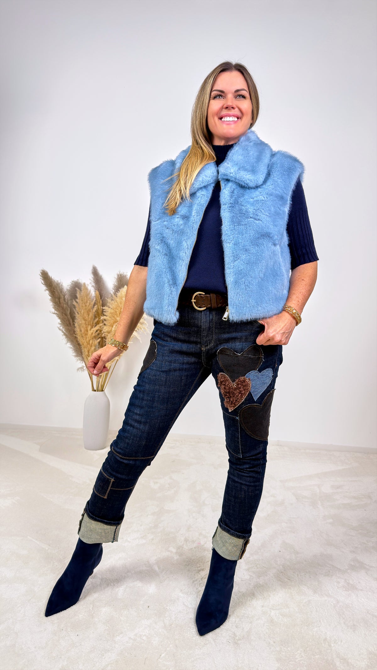 Weste Teddy Plush *Blau* - Power of Princess