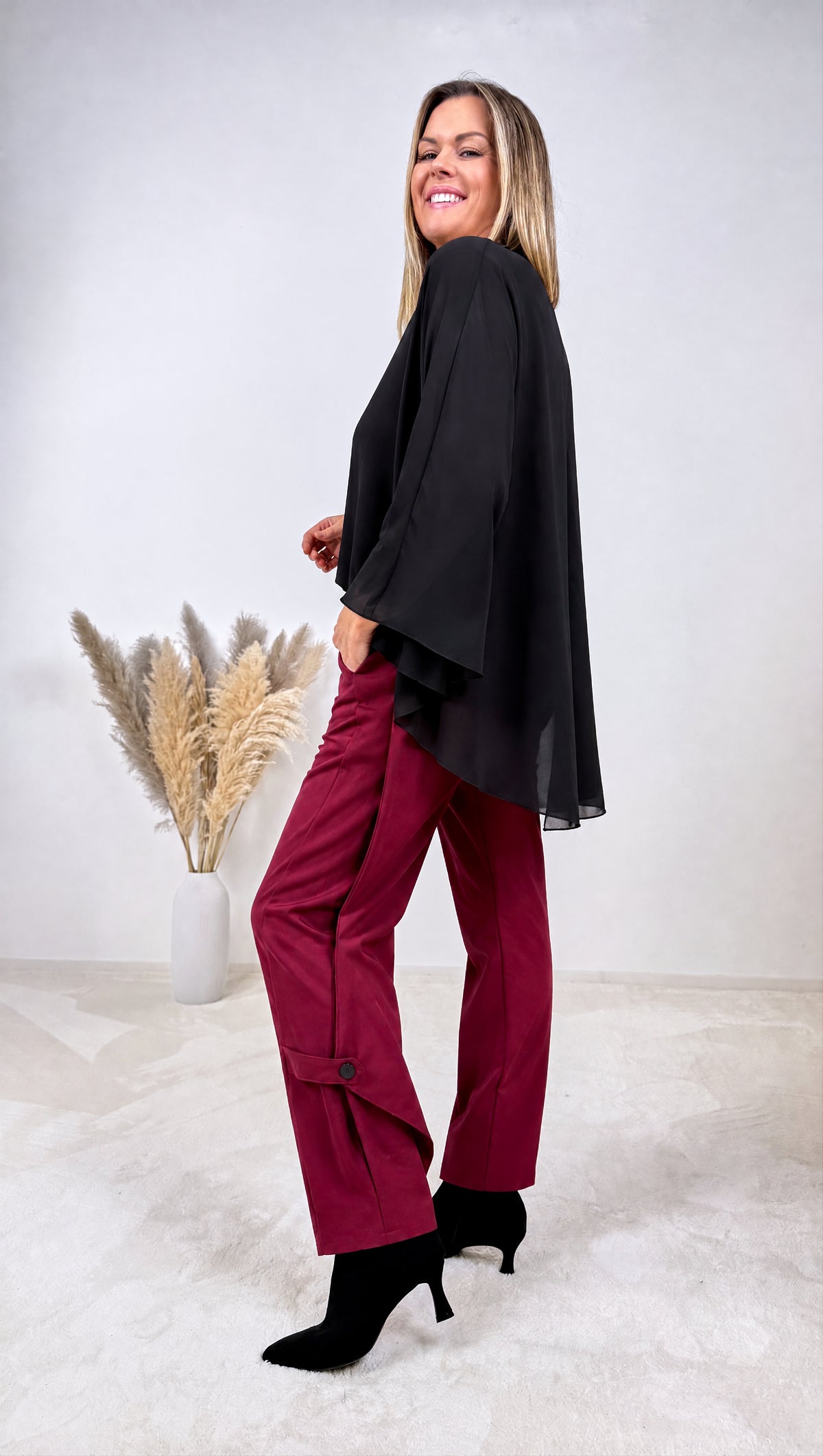 Blusenshirt Solene Marchetti *Schwarz*