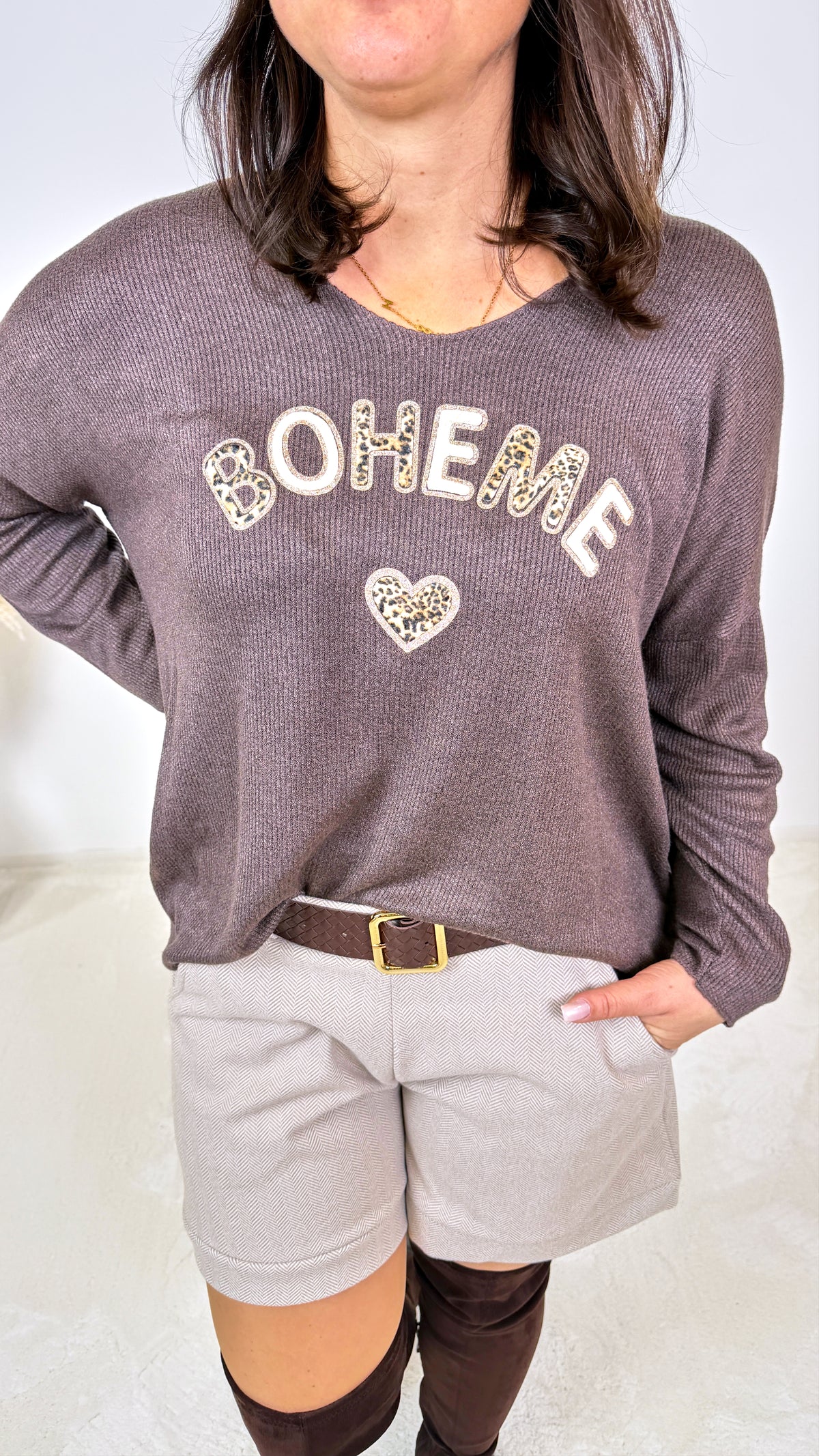 Pullover Boheme *Schoko*