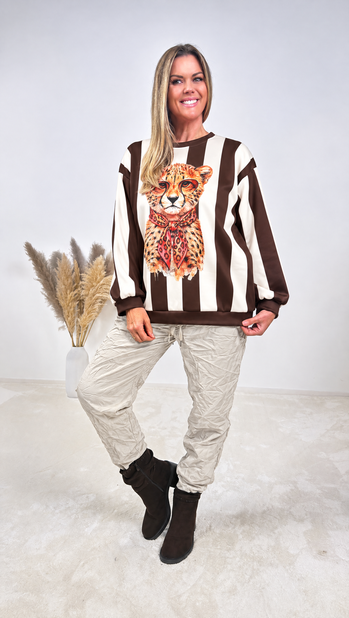 Set Cheetah + Rowan *Creme/Schoko & Creme*