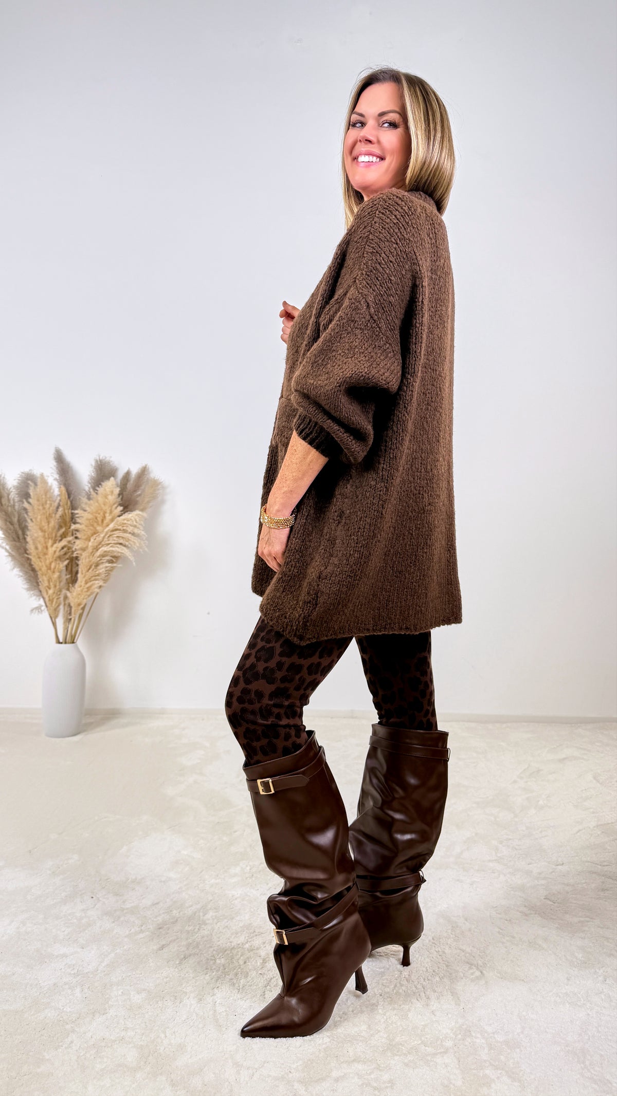 Strickjacke Wool Dream *Schoko*