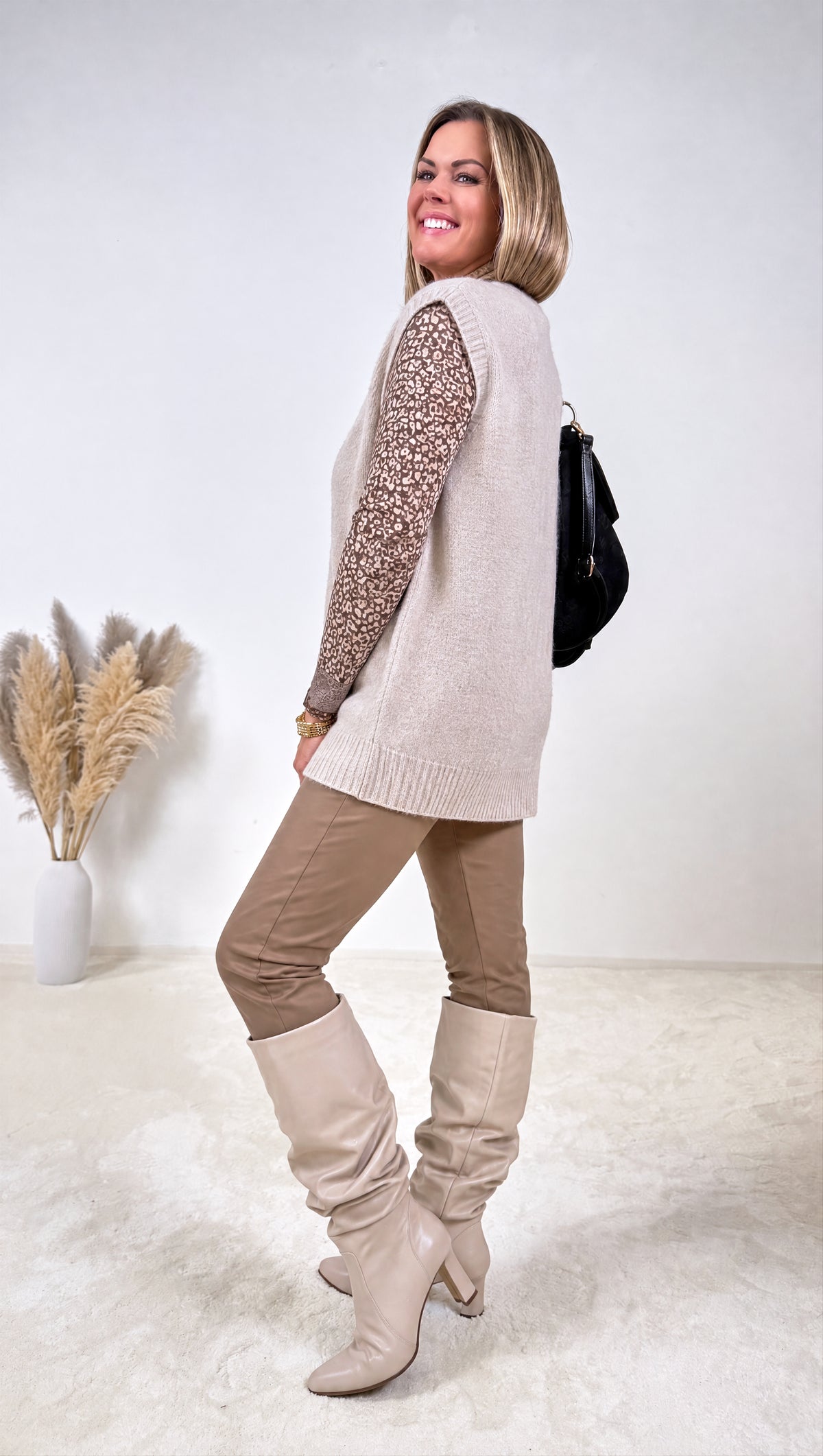 Strick-Weste Lumino Vale *Creme*