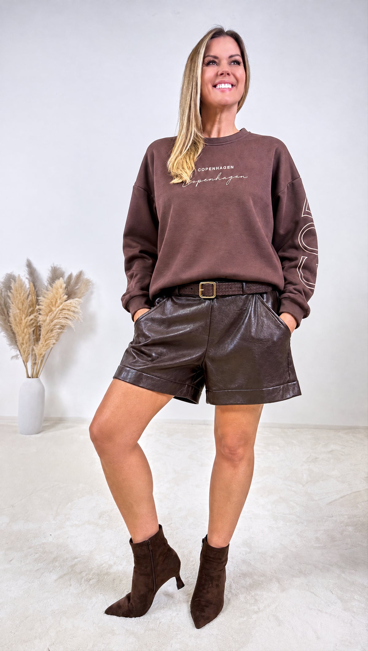 Sweatshirt Copenhagen Nights *Schoko*