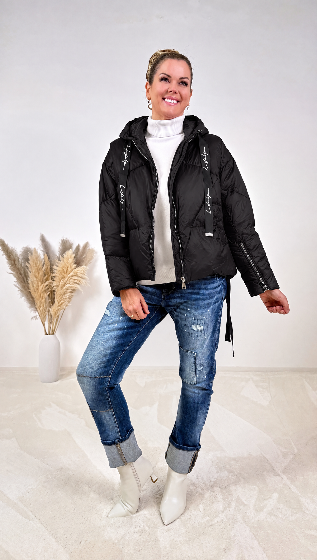 Steppjacke Vulcano *Schwarz* - Power of Princess