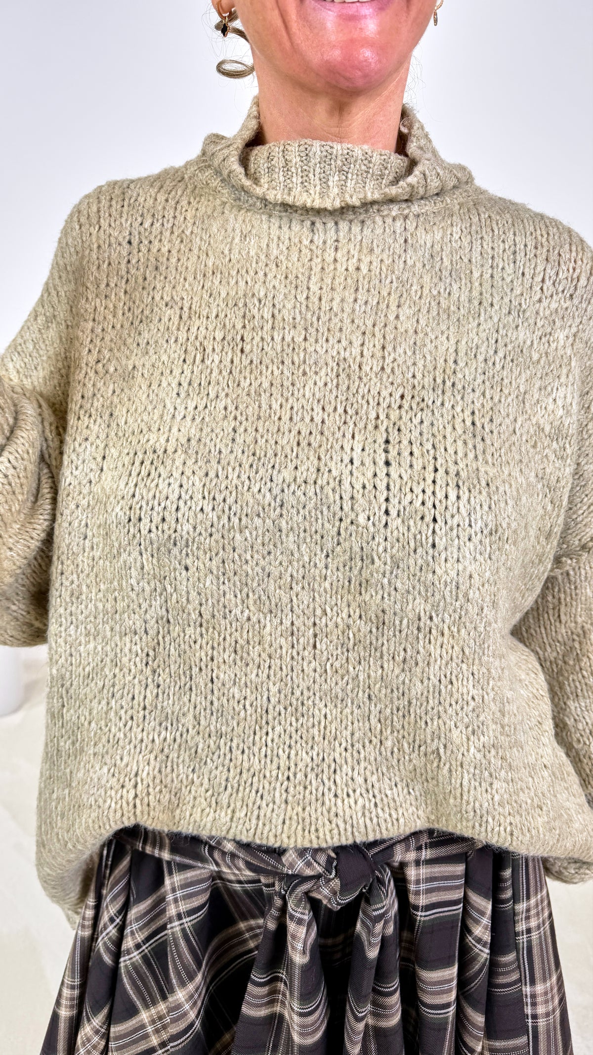 Strickpullover Vesmira *Taupe* - Power of Princess