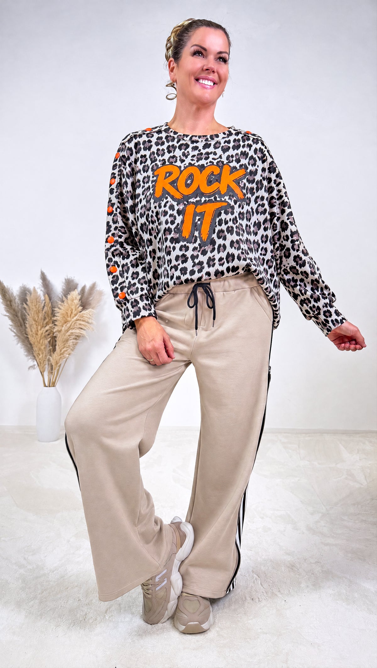 Sweatshirt Rebel Jungle *Beige*