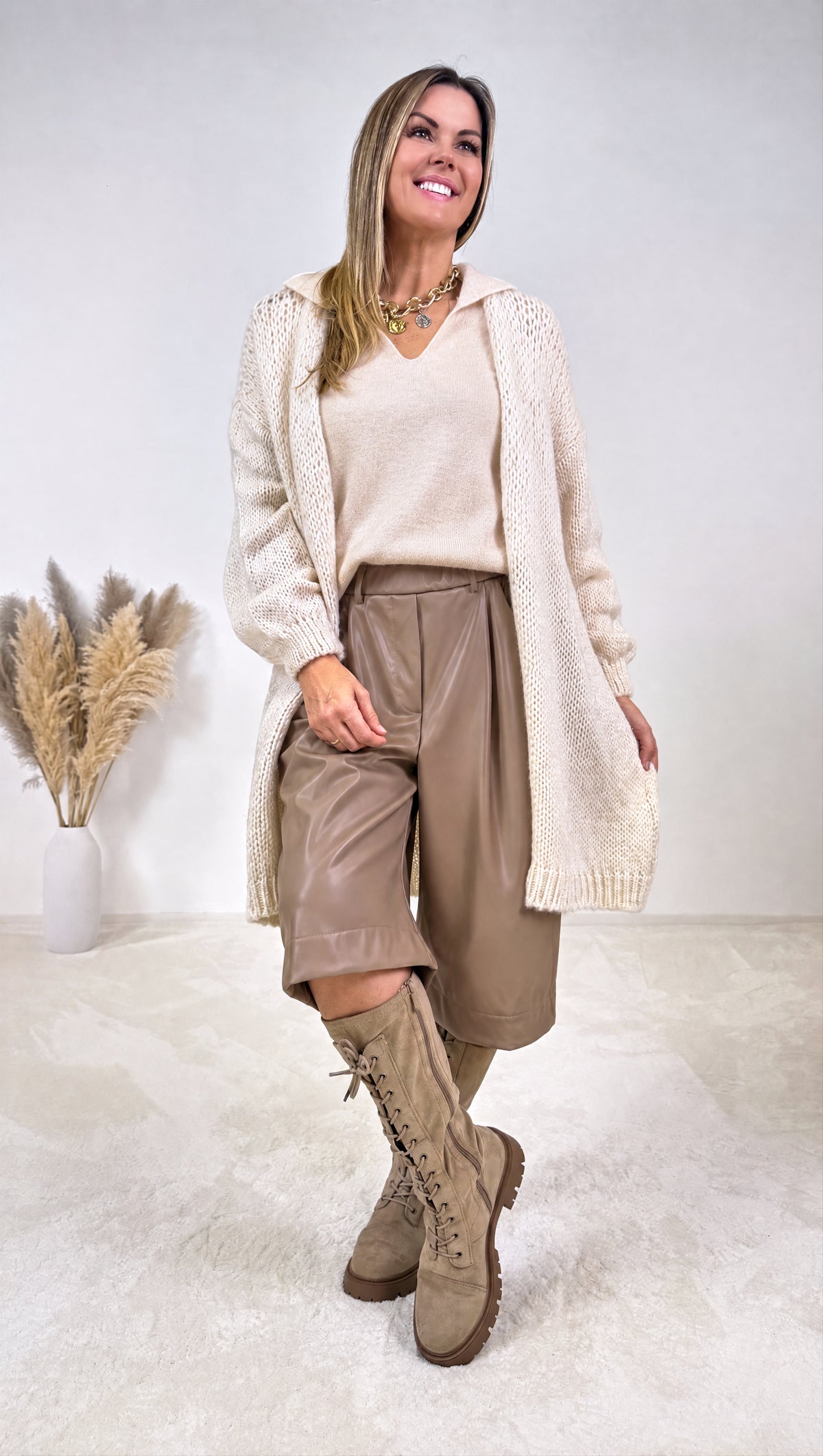 Strickjacke Cabin *Beige* - Power of Princess