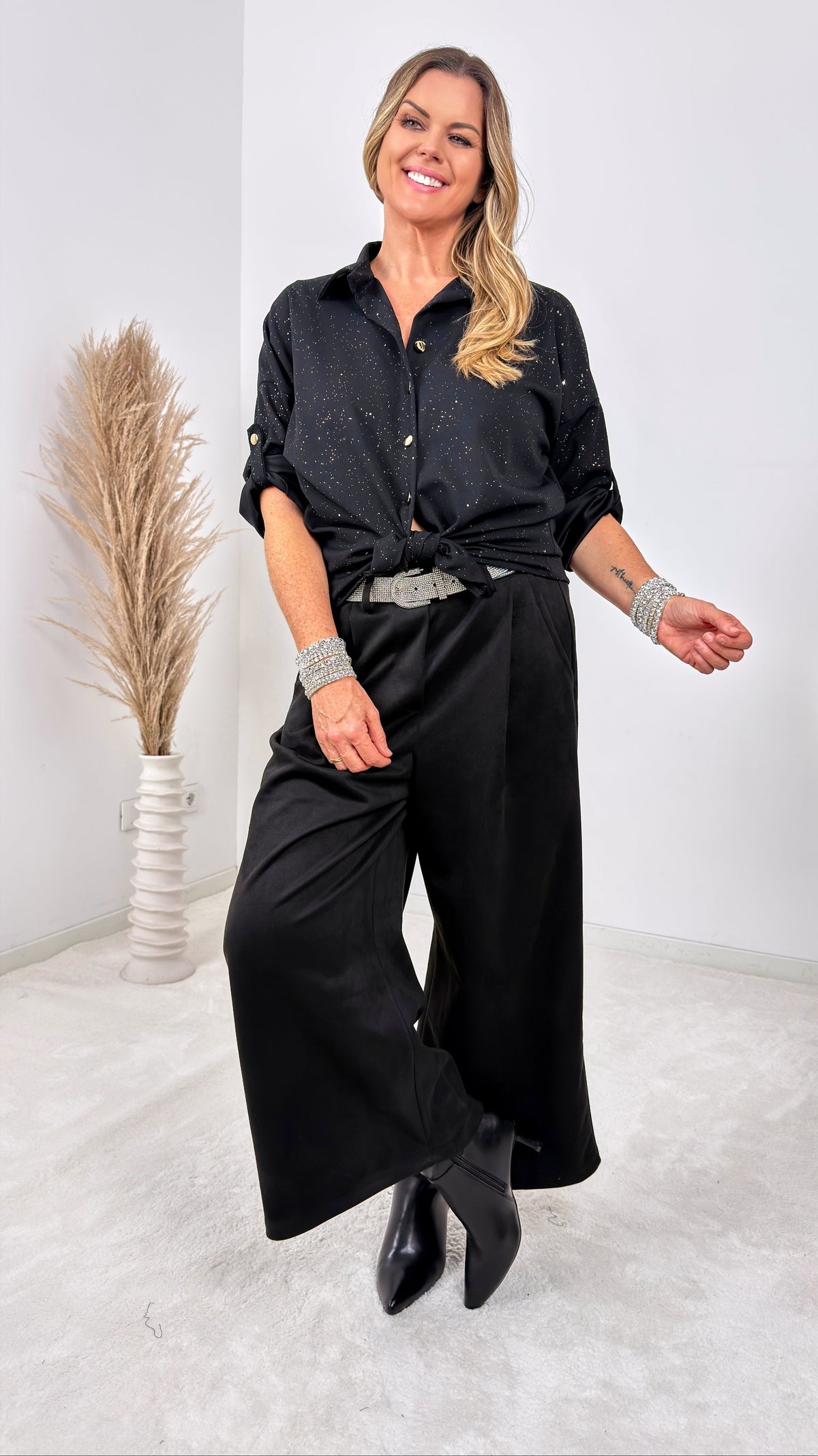 Bluse Aventino *Schwarz* - Power of Princess