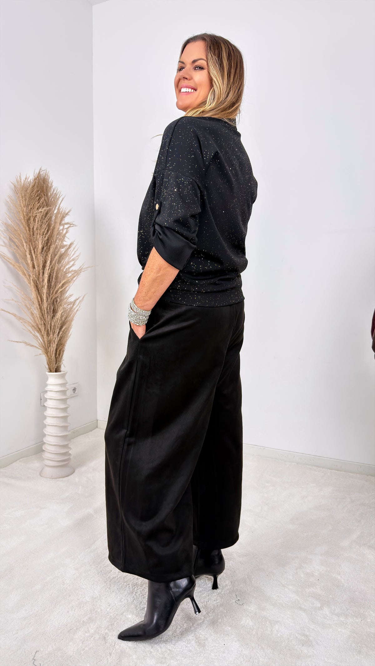 Bluse Aventino *Schwarz* - Power of Princess