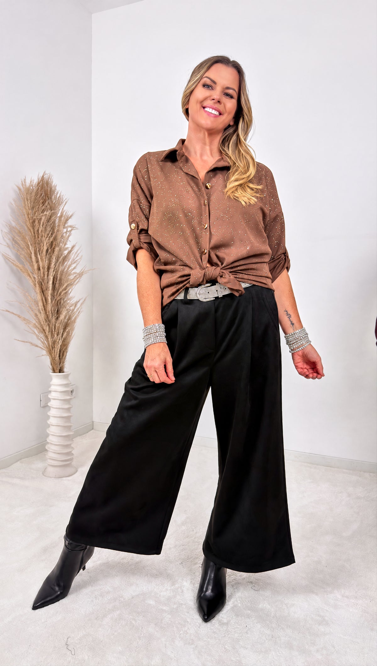 Bluse Aventino *Schoko* - Power of Princess