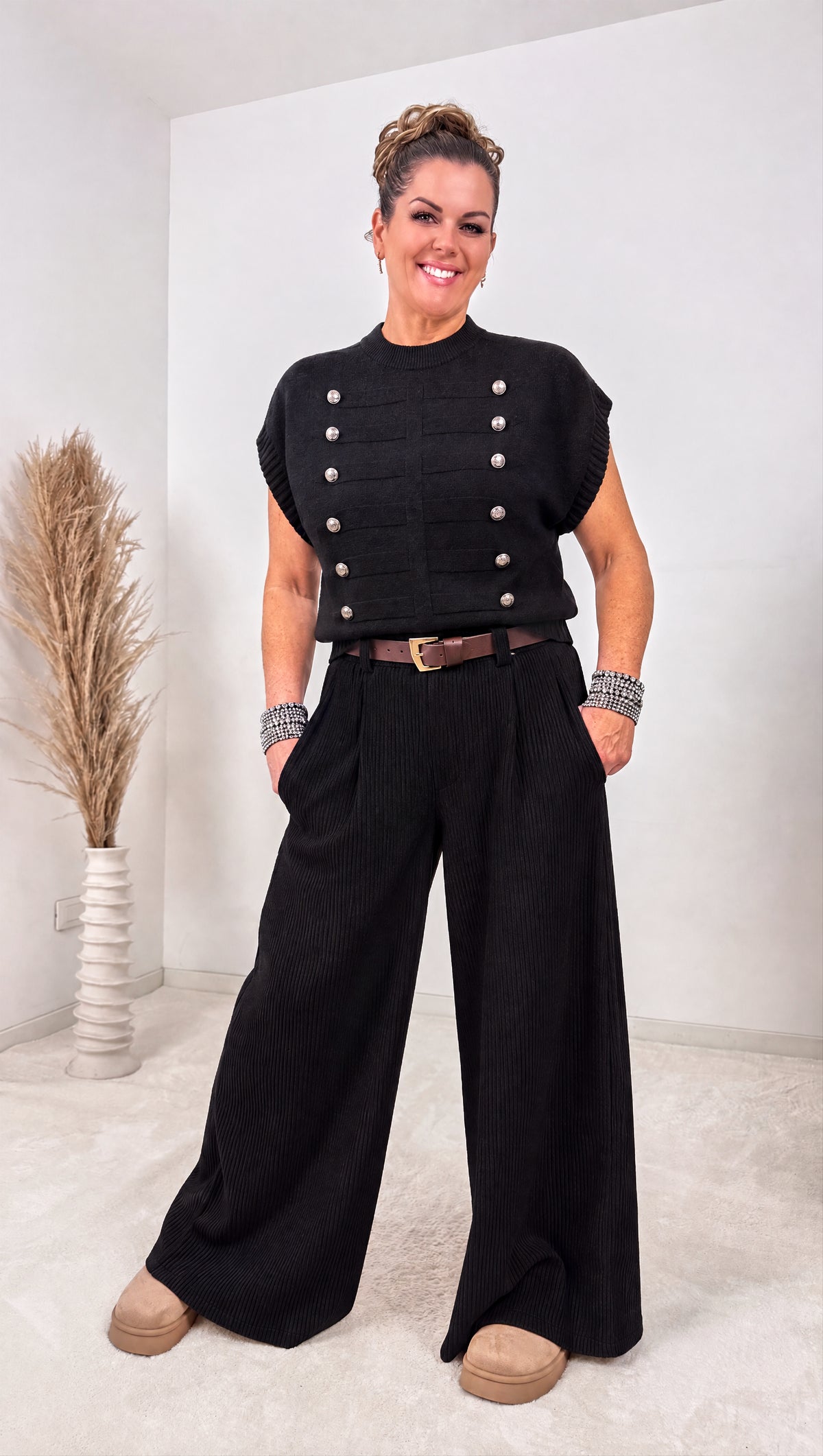 Cord-Hose Elowen *Schwarz*
