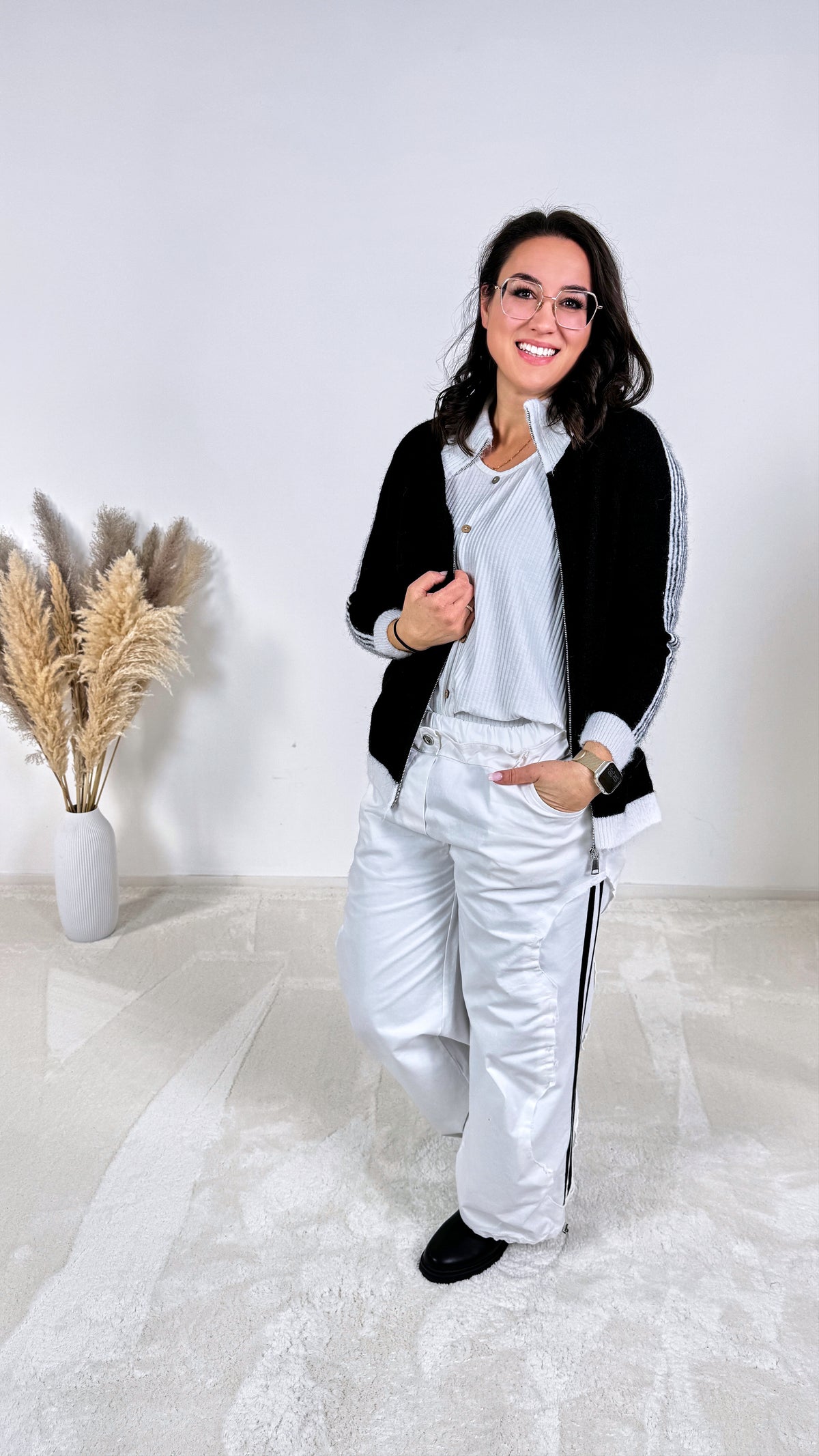 Strickjacke Finley *Schwarz* - Power of Princess