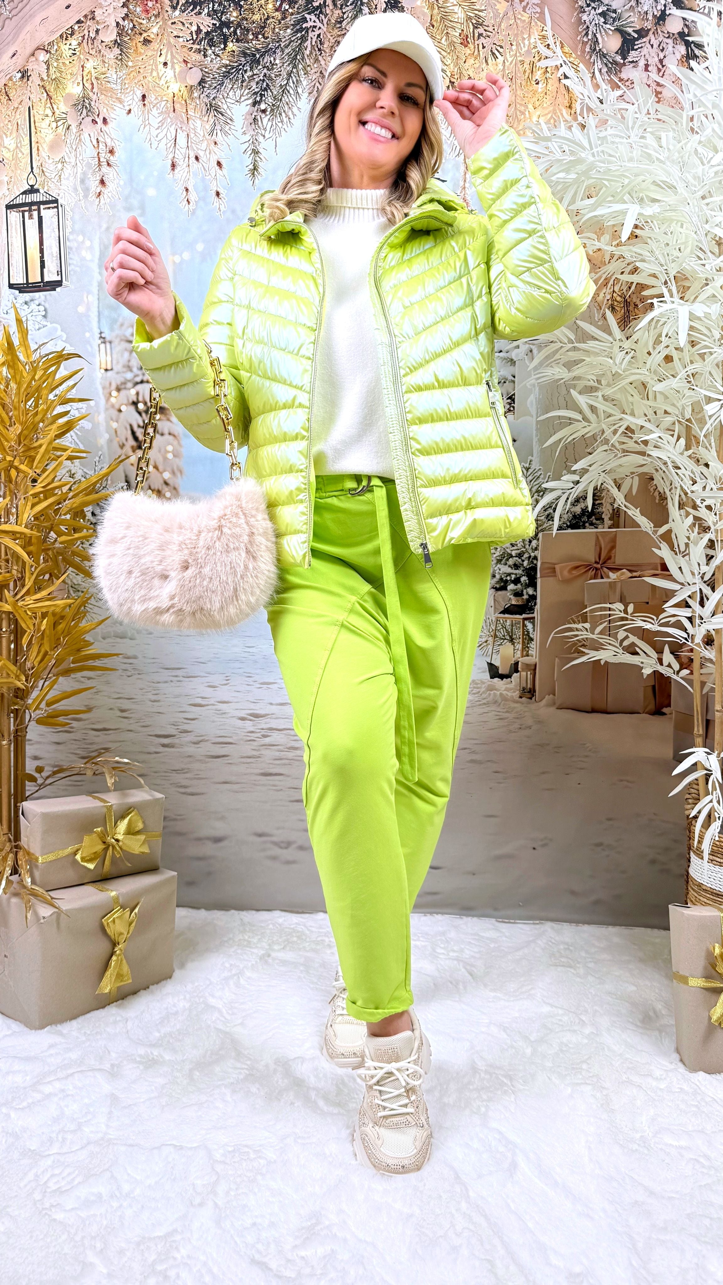Dünne Steppjacke Lime Spirit