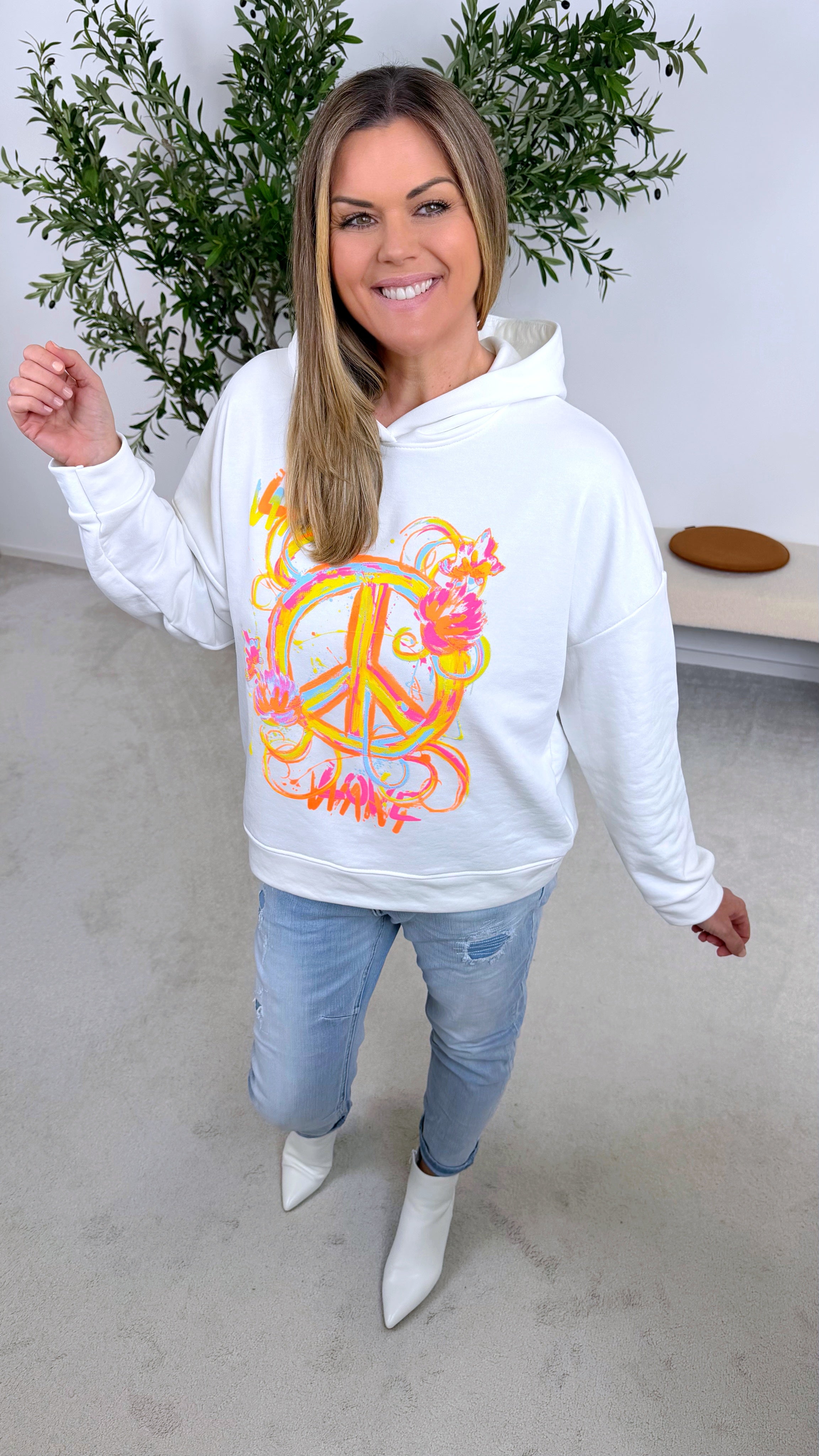 Hoodie Paint Splash *Weiß*