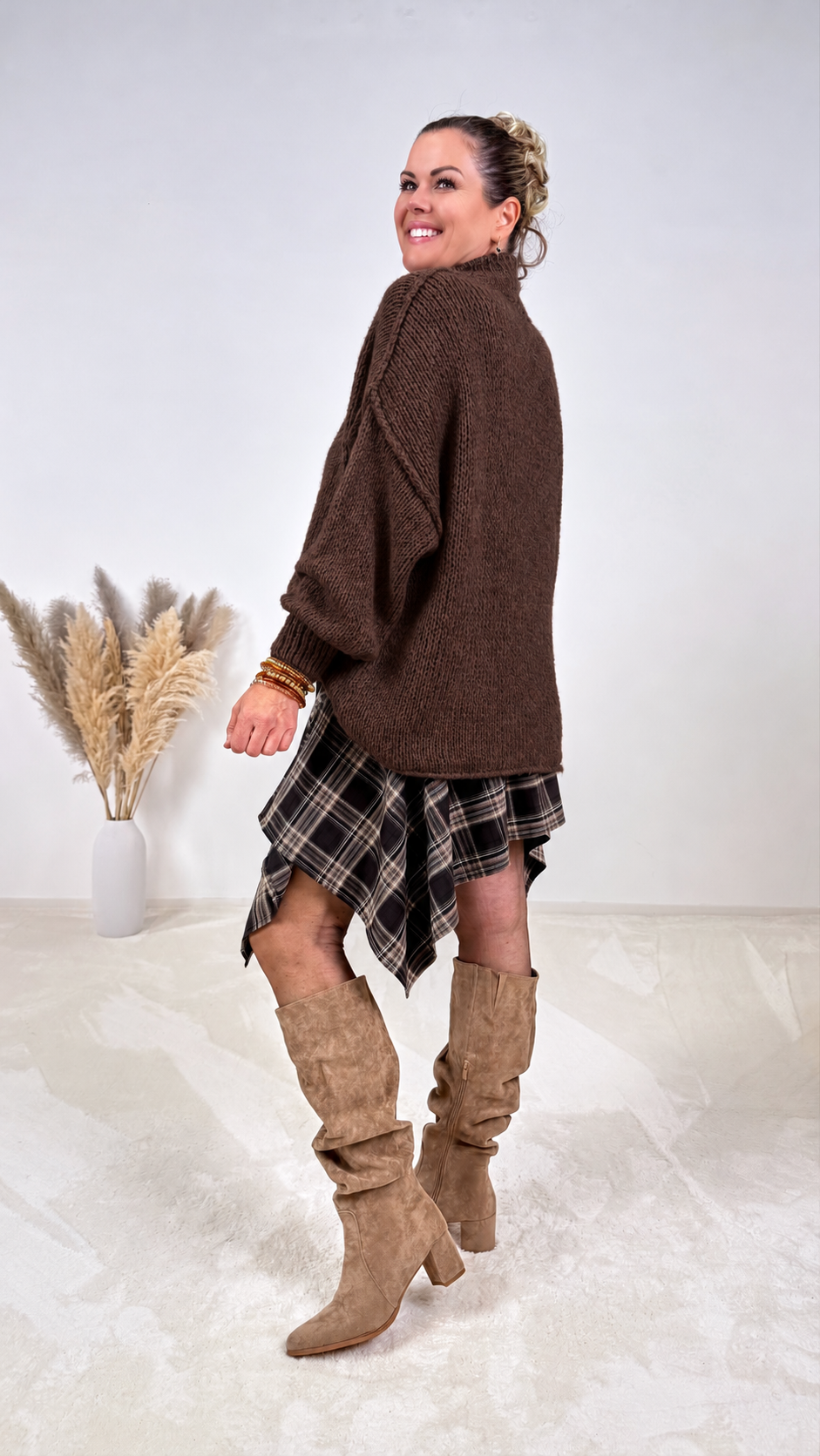 Strickpullover Vesmira *Schoko* - Power of Princess
