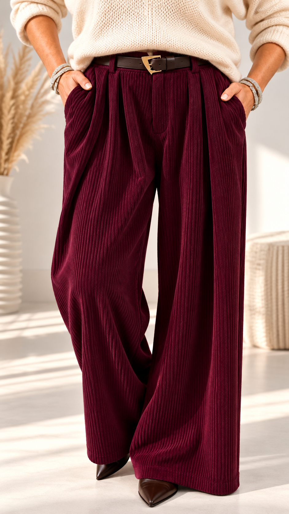 Cord-Hose Elowen *Bordeaux*