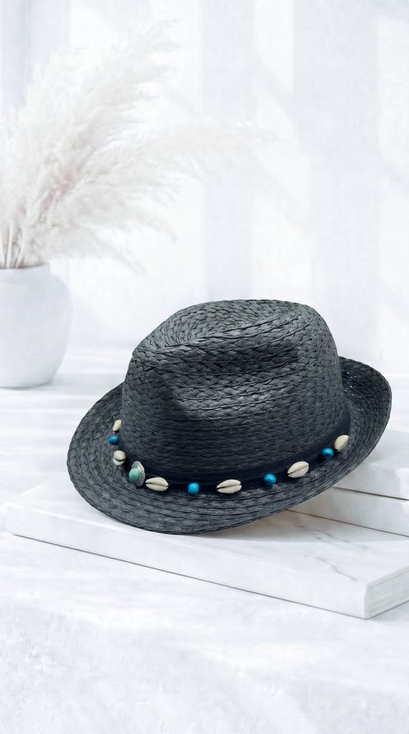 Hut Cowrie *Schwarz*