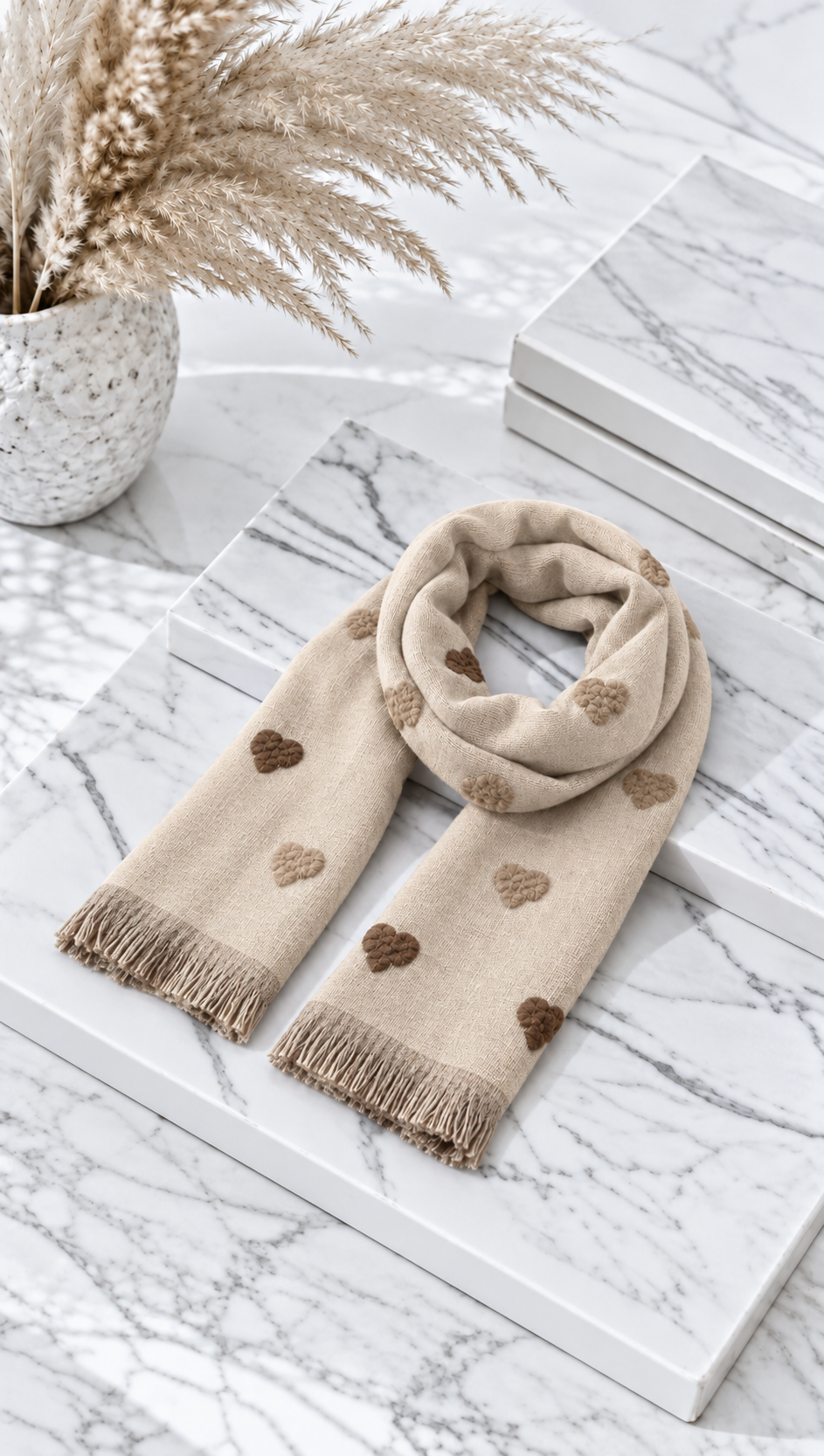 Schal Winter Love *Beige* - Power of Princess