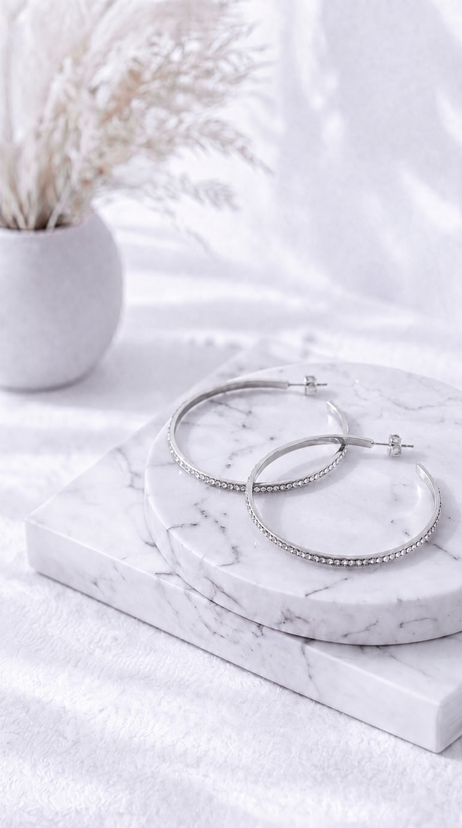 Ohrringe Sparkle Loop *Silber*