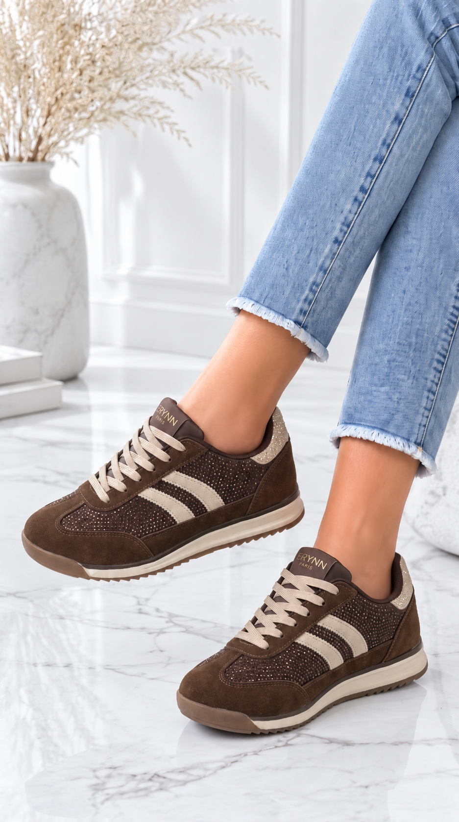 Sneaker Goldember *Schoko*