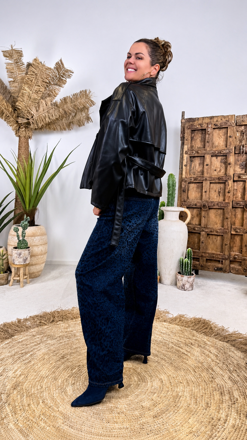 Kurzer Trenchcoat Archipel *Schwarz*