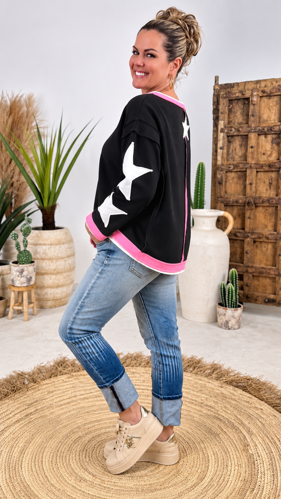 Sweatshirt Sandy Star *Schwarz*