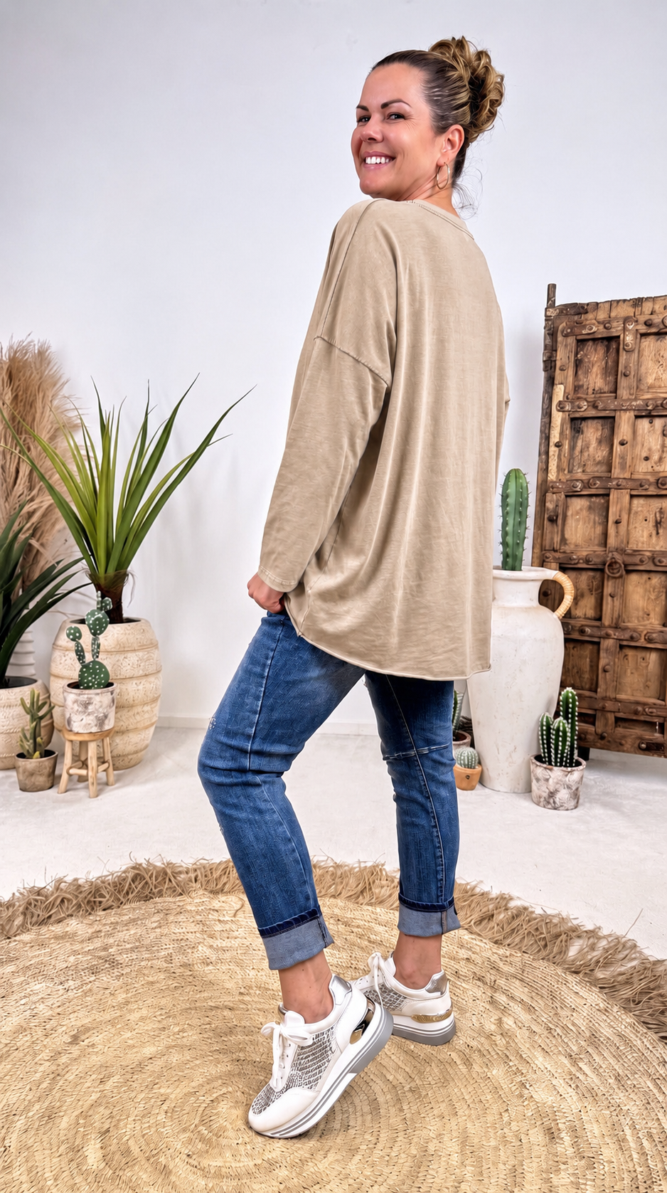 Langarmshirt Daily *Beige* - Power of Princess