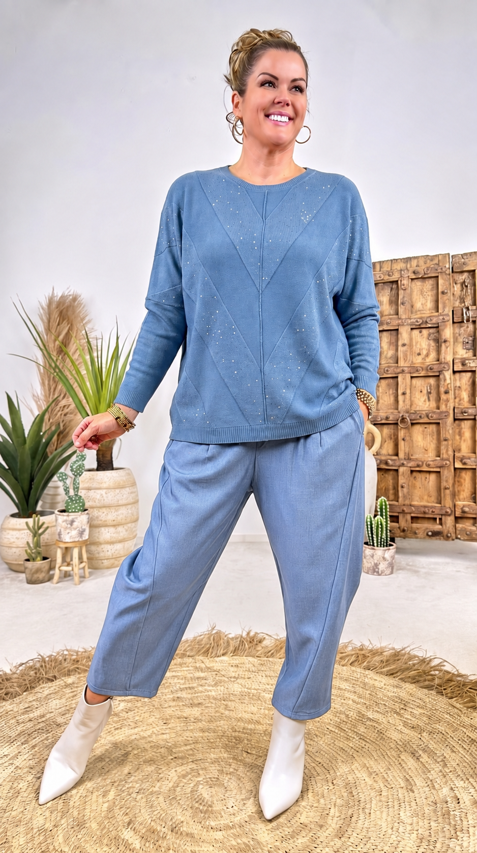 Hose Belfort *Jeansblau*