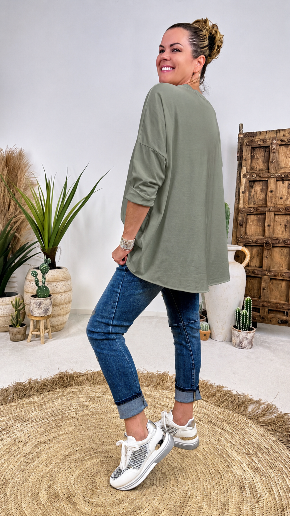 Langarmshirt Daily *Khaki*