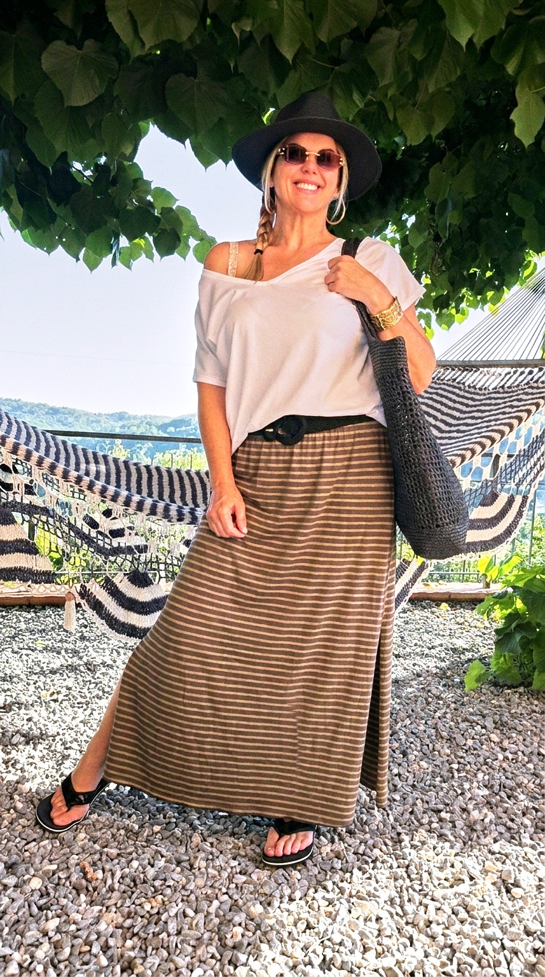 Langer Rock Stripe Coast *Schoko*