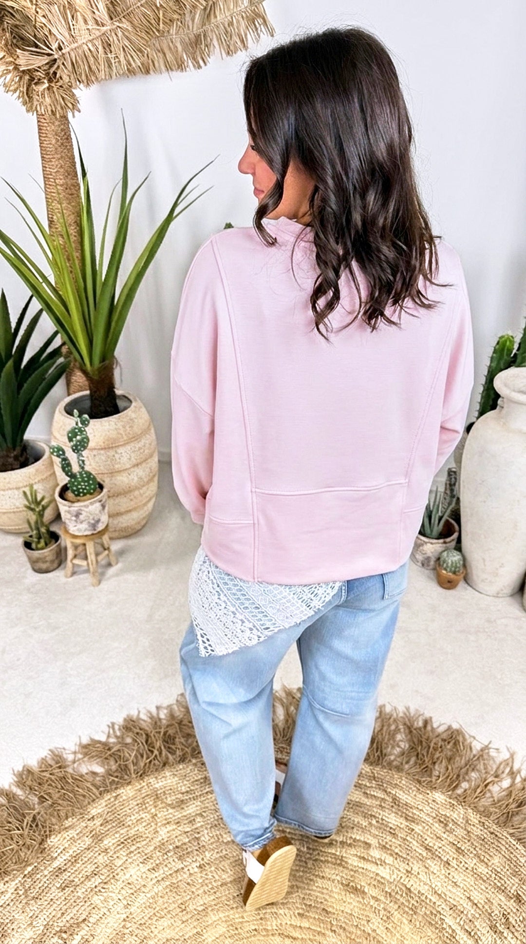 Sweatshirt Modern Line *Rosa*