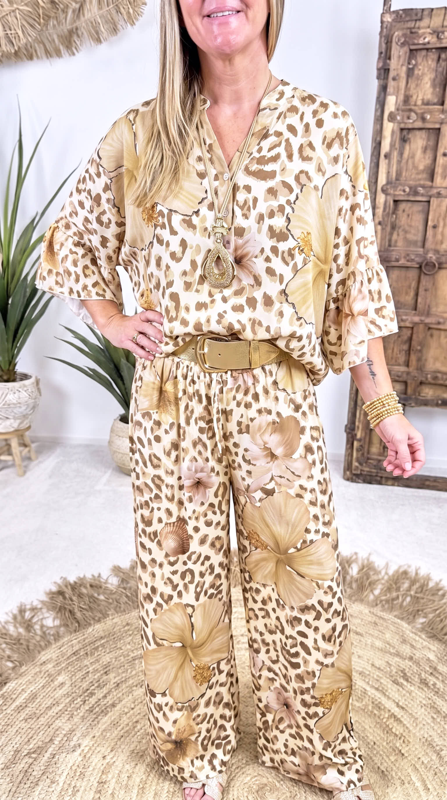 Bluse Safari Kiss