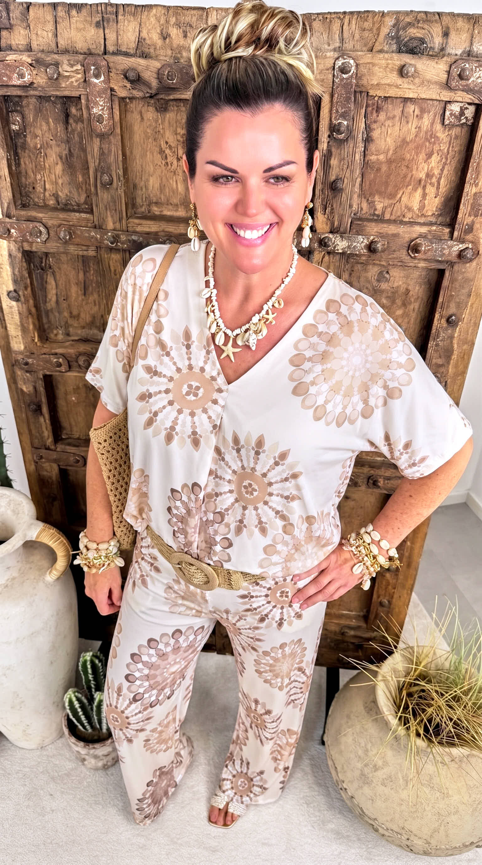 T-Shirt Mandala Reverie *Camel*
