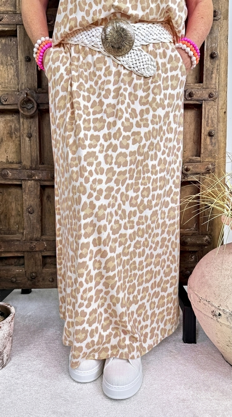 Langer Rock Summer Leo *Beige*