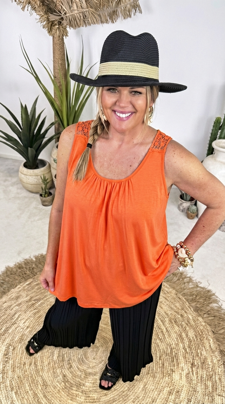 Top Flirty *Orange*