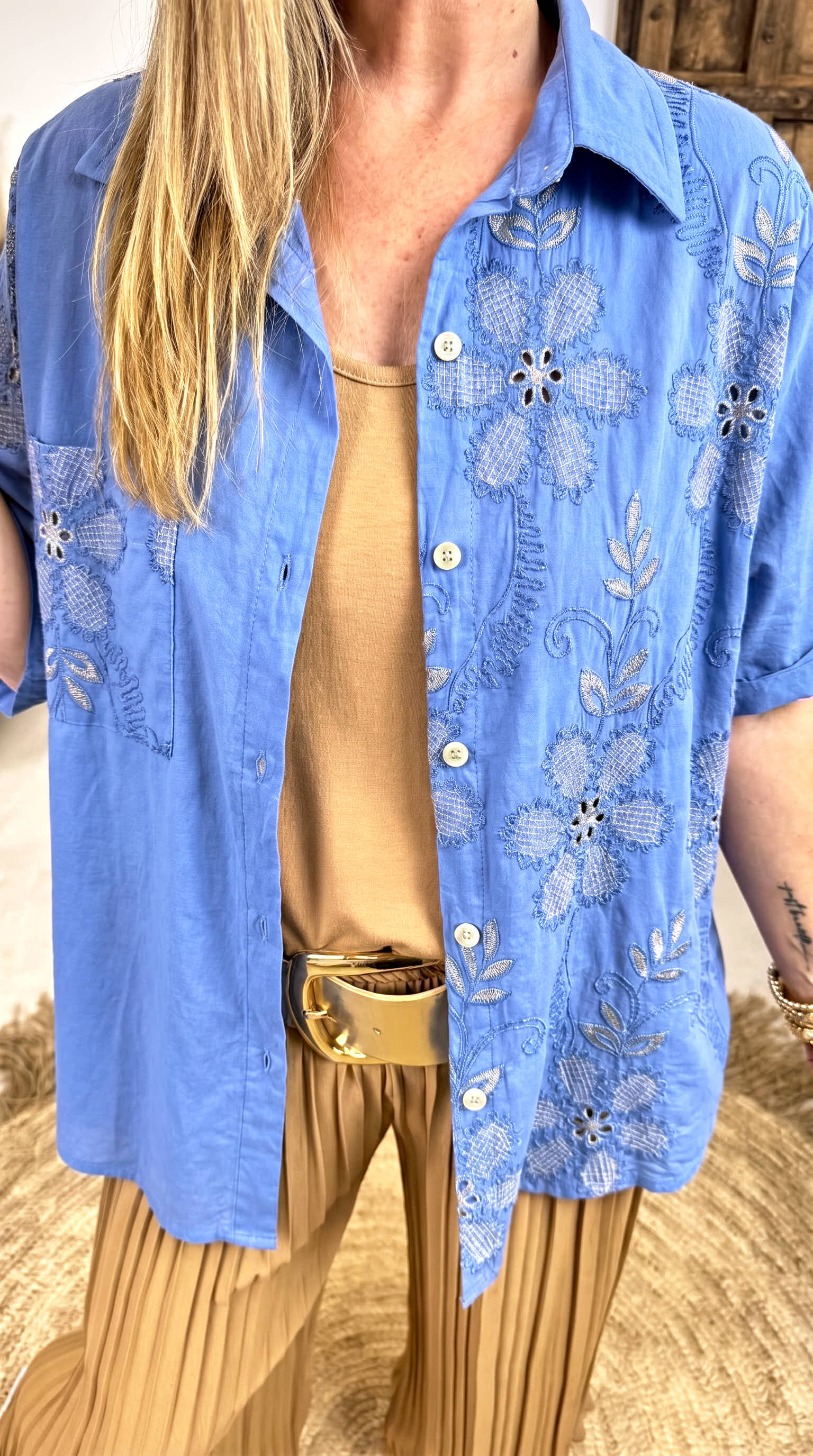 Bluse Charming Soul *Jeansblau*