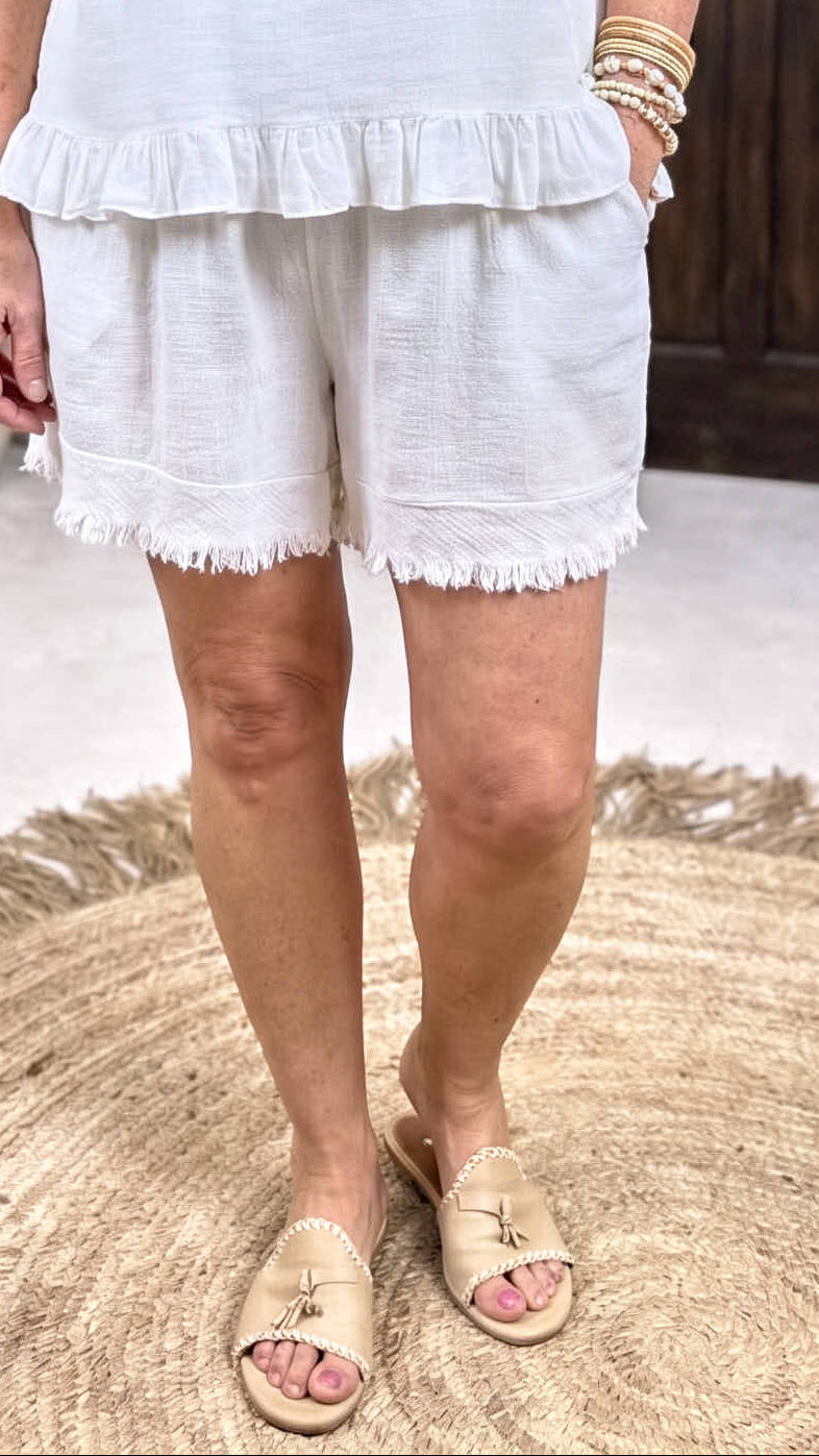 Kurze Hose Beach Feeling *Weiß*