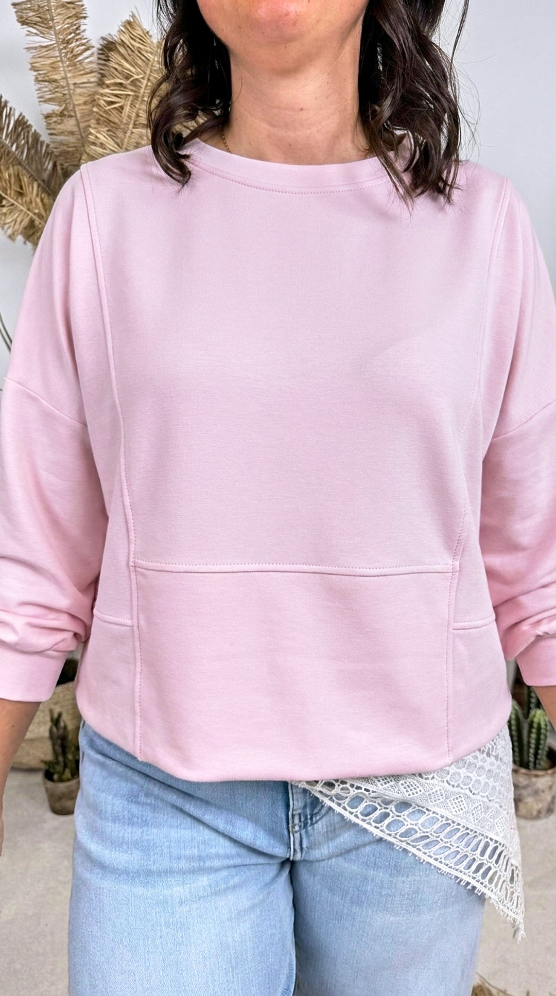 Sweatshirt Modern Line *Rosa*