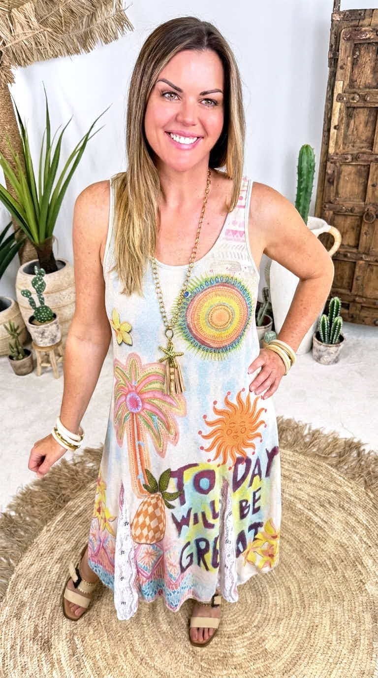Kleid Rainbow Sun